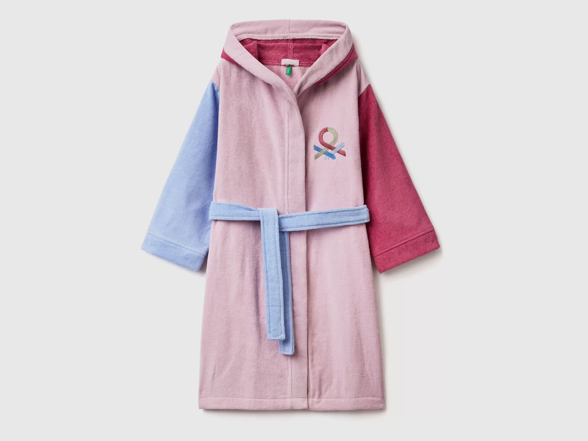 Benetton Albornoz Color Block-Niños Ropa Interior Y Pijamas