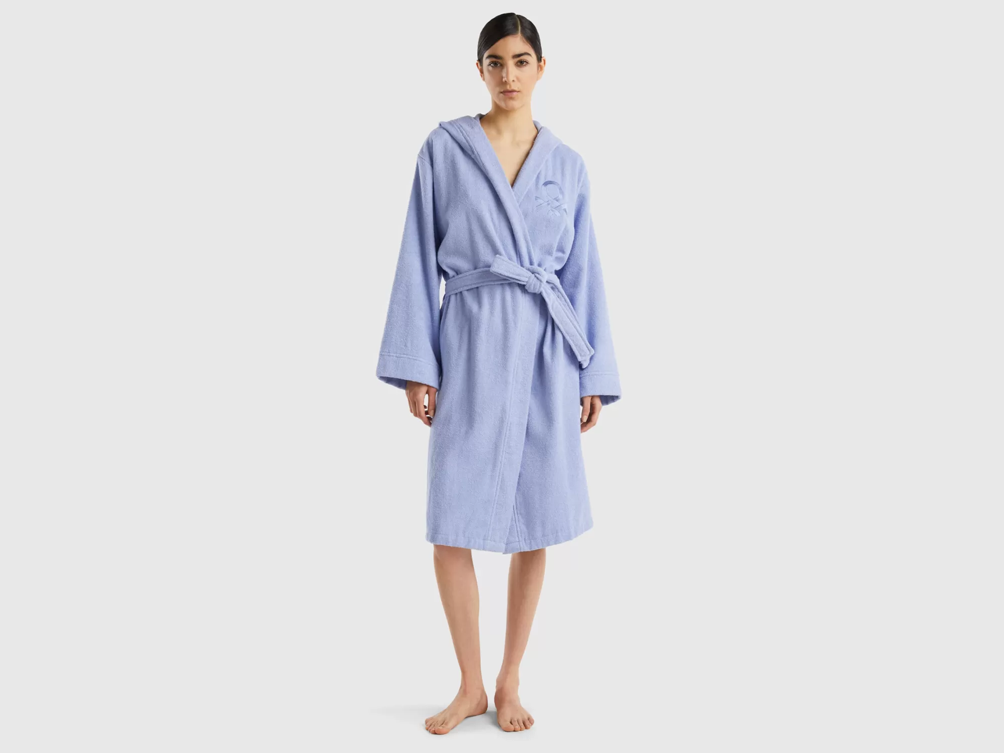 Benetton Albornoz De Algodón Organico-Mujer Loungewear