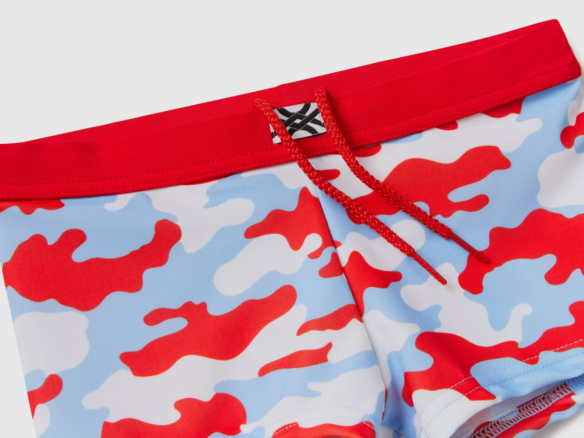 Benetton Banador Boxer De Camuflaje-Niños Banadores Y Ropa De Playa