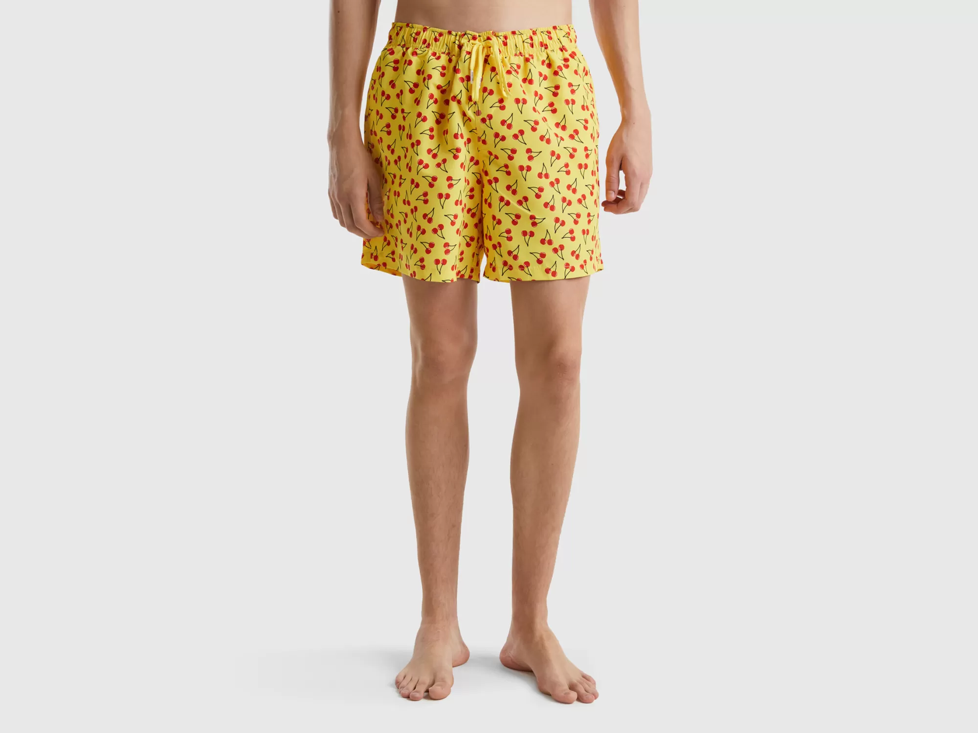 Benetton Banador Boxercon Estampado De Cerezas-Hombre Banadores Y Ropa De Playa