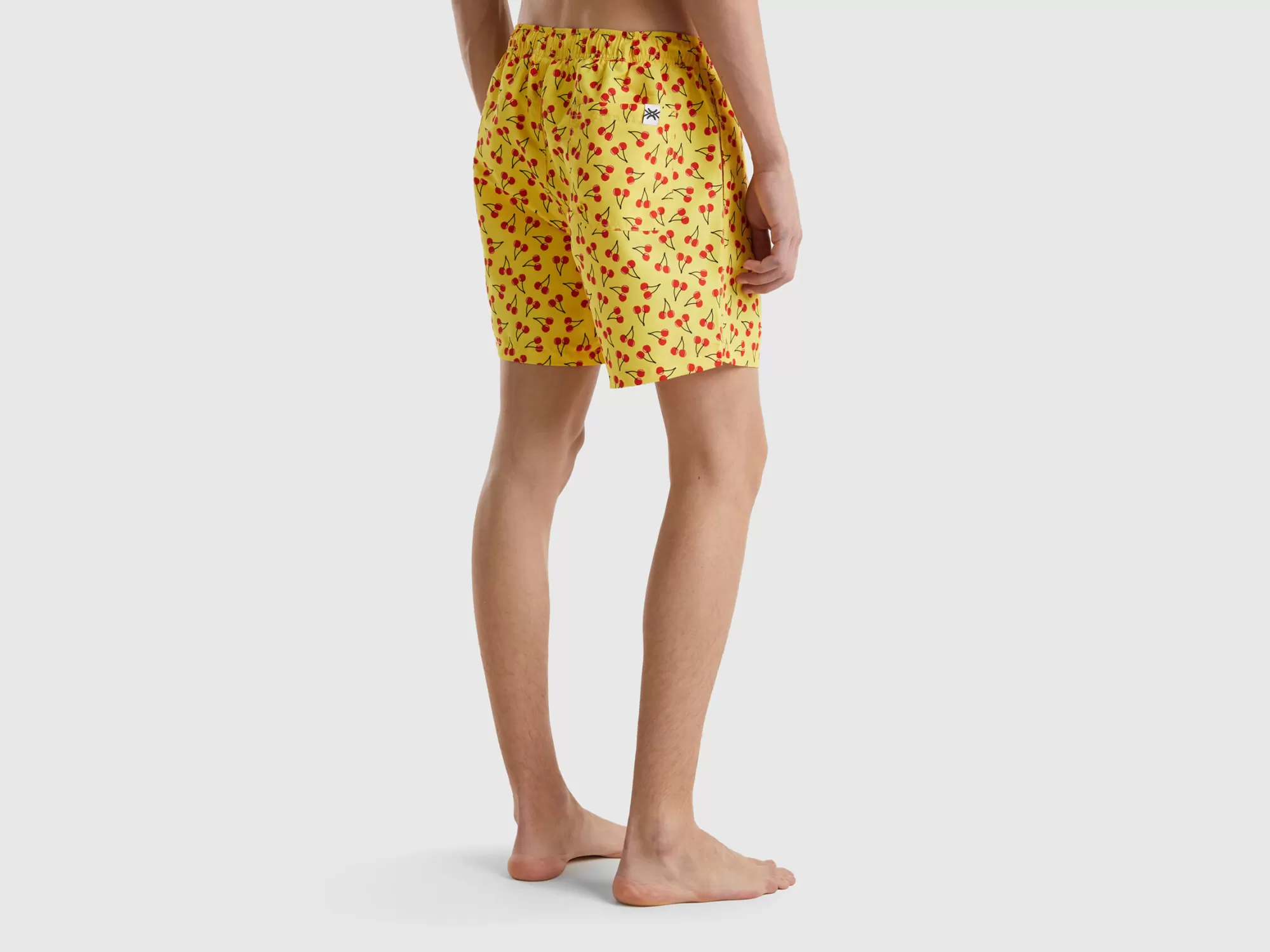 Benetton Banador Boxercon Estampado De Cerezas-Hombre Banadores Y Ropa De Playa