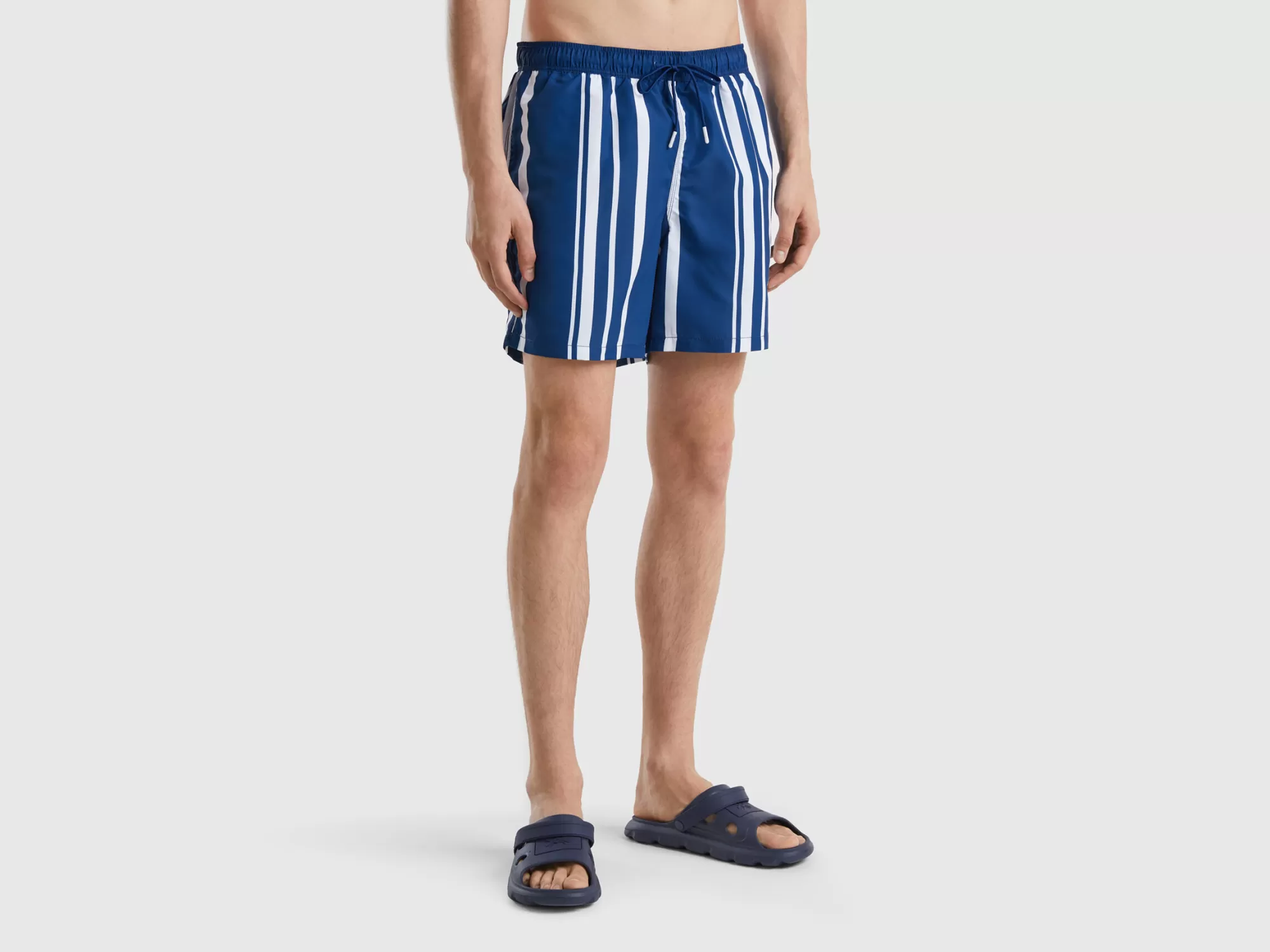 Benetton Banador Boxerde Rayas-Hombre Banadores Y Ropa De Playa