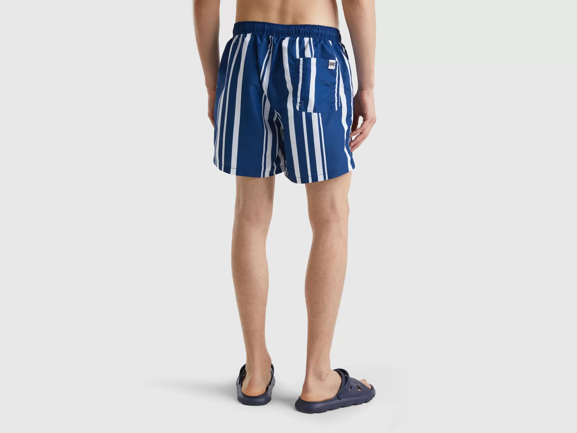 Benetton Banador Boxerde Rayas-Hombre Banadores Y Ropa De Playa