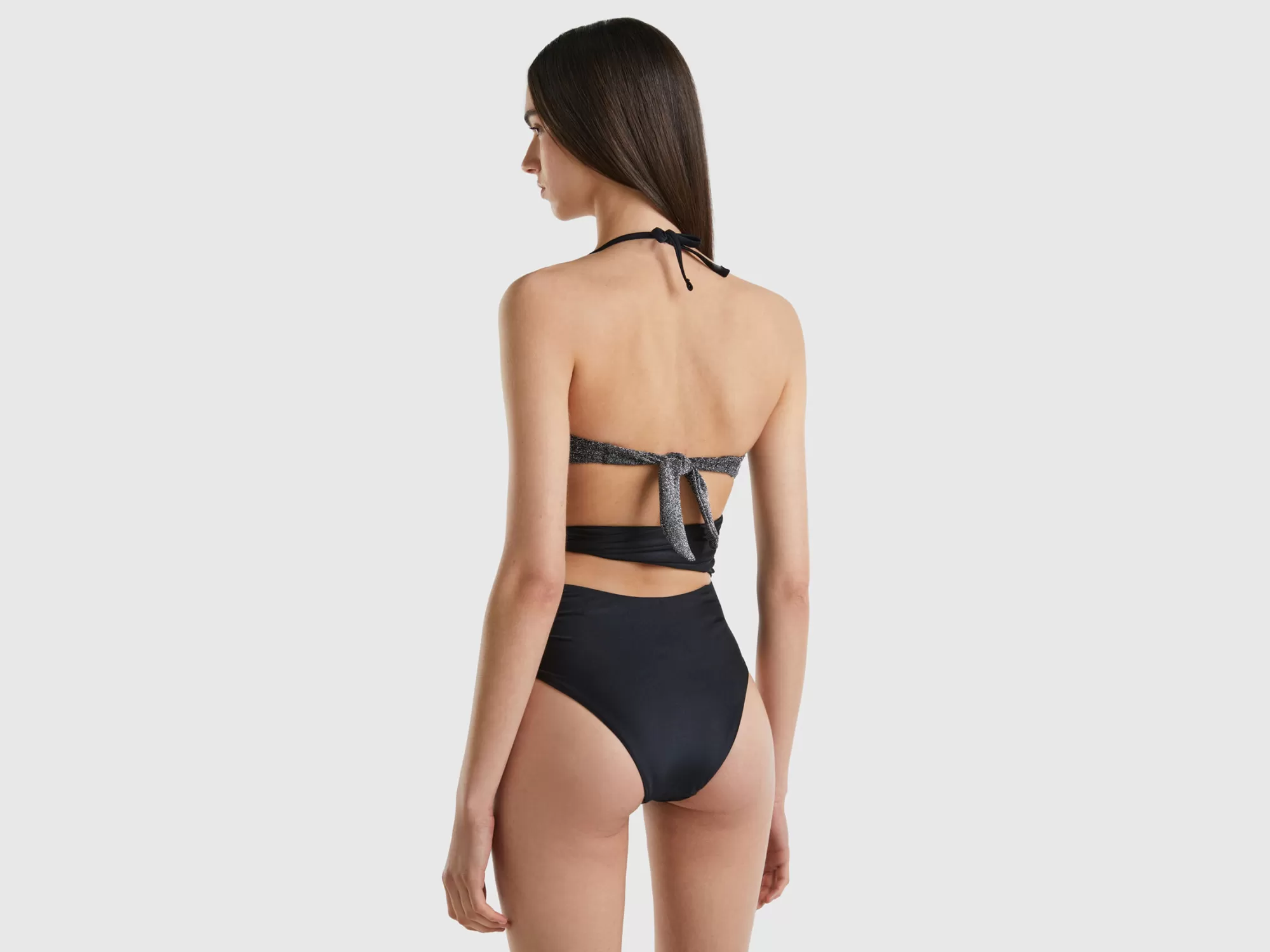 Benetton Banador Con Lurex-Mujer Banadores Y Ropa De Playa