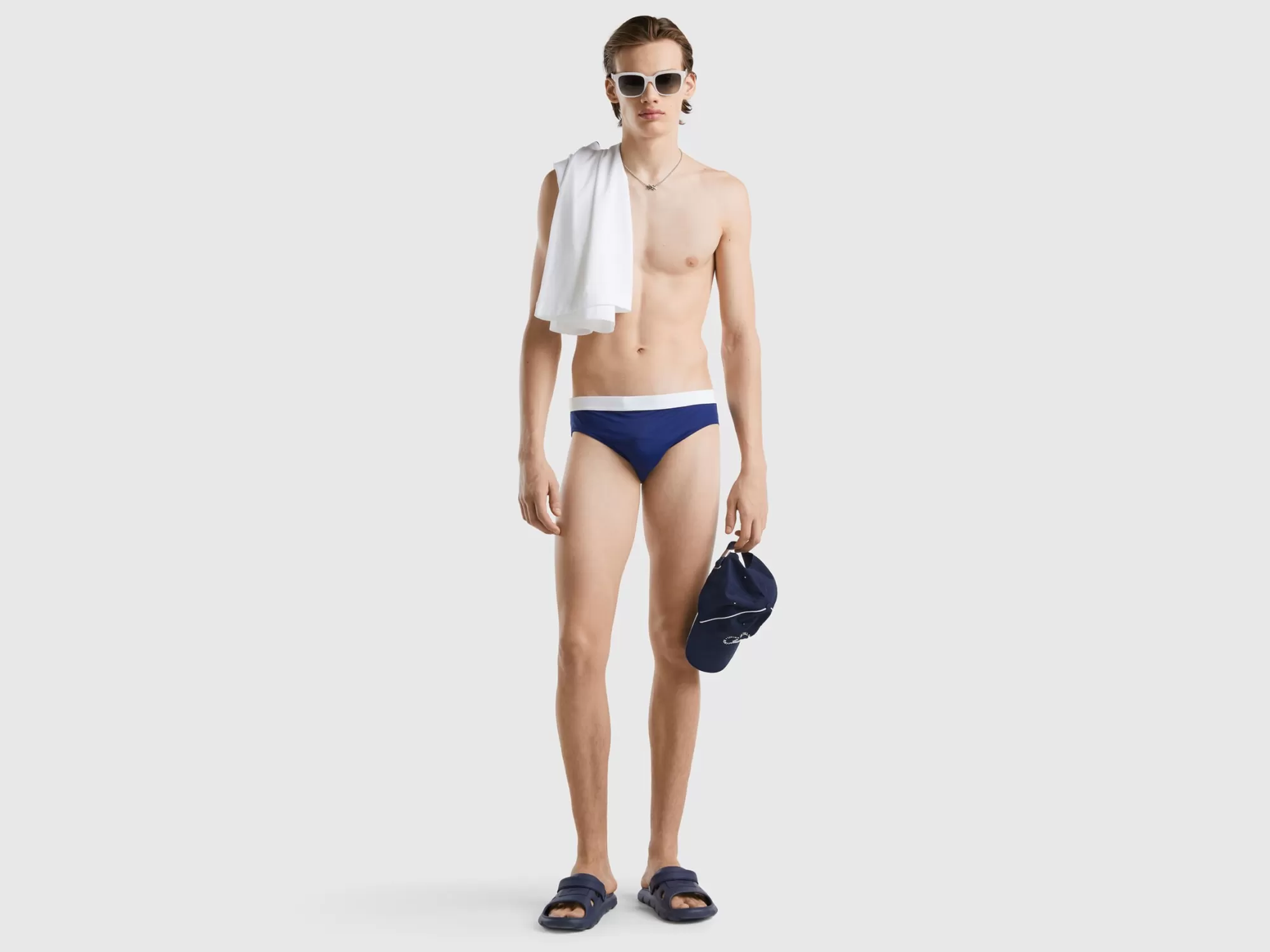 Benetton Banador Slip Deeconyl®-Hombre Banadores Y Ropa De Playa