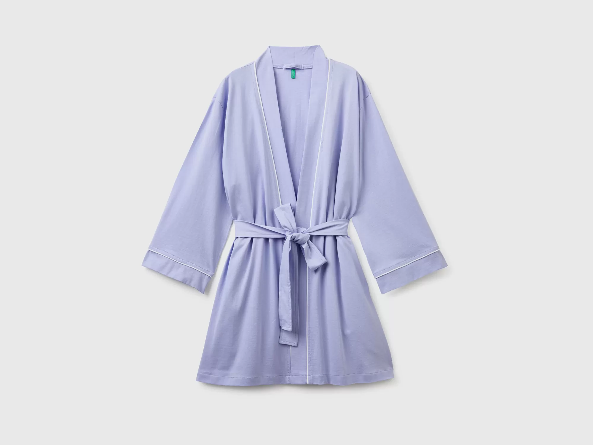 Benetton Bata Midi De 100 % Viscosa-Mujer Ropa Interior Y Pijamas