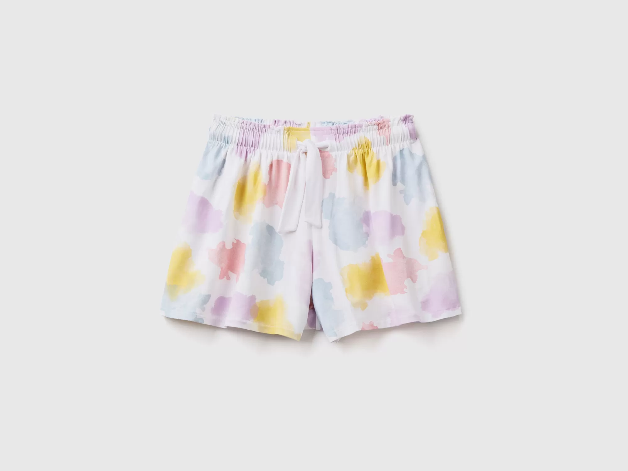 Benetton Bermudas Con Efecto Tie-Dye-Niños Pantalones Y Vaqueros