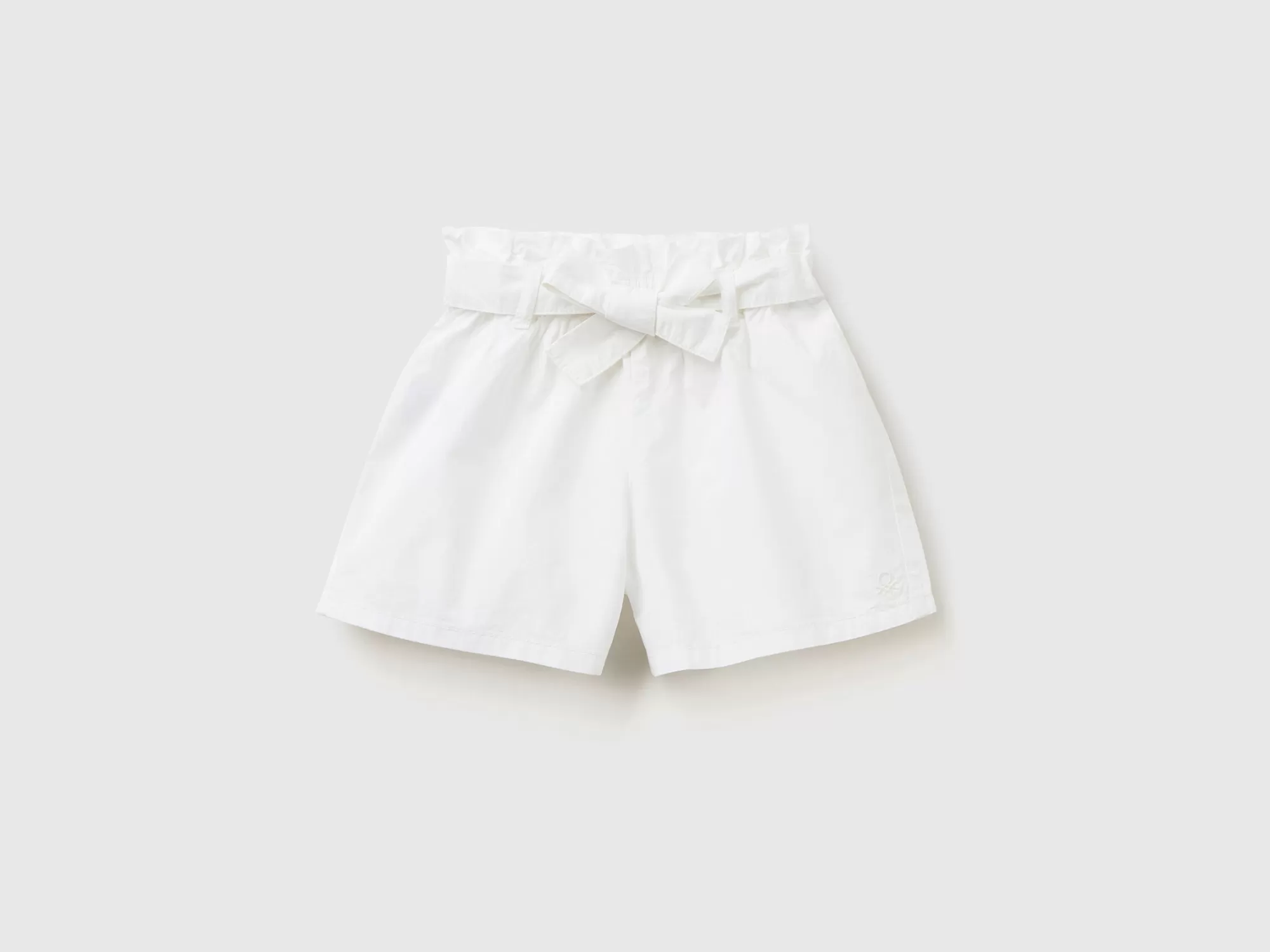 Benetton Bermudas Con Fajin-Niños Pantalones Y Vaqueros