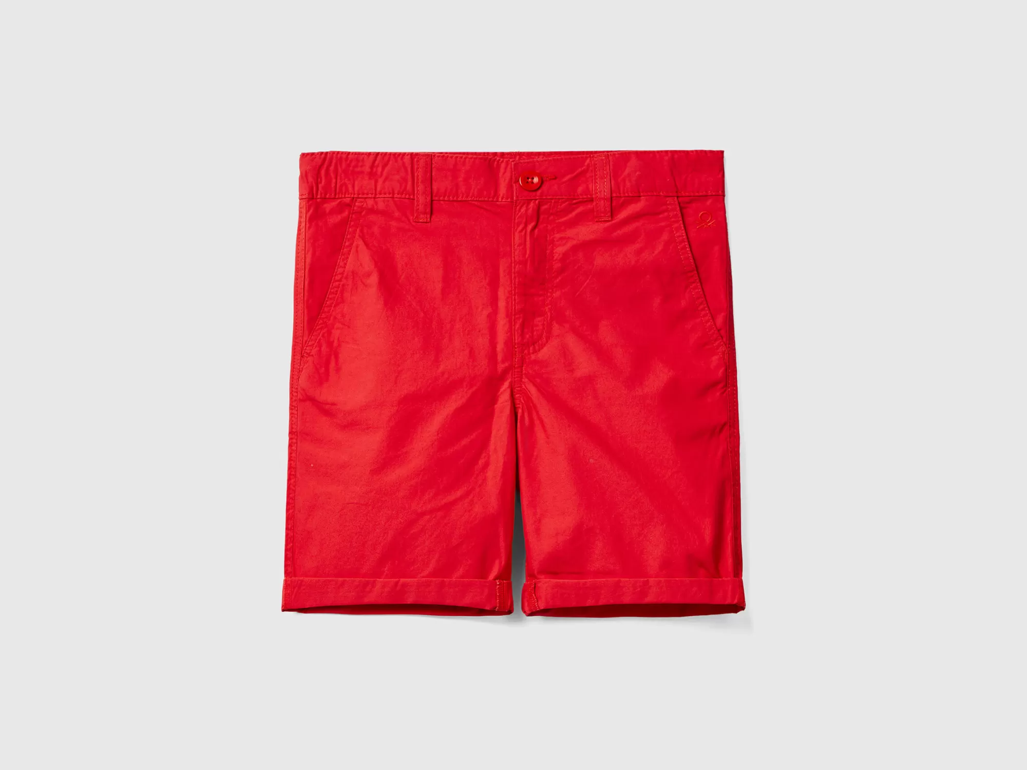 Benetton Bermudas De 100 % Algodón-Niños Pantalones Y Vaqueros