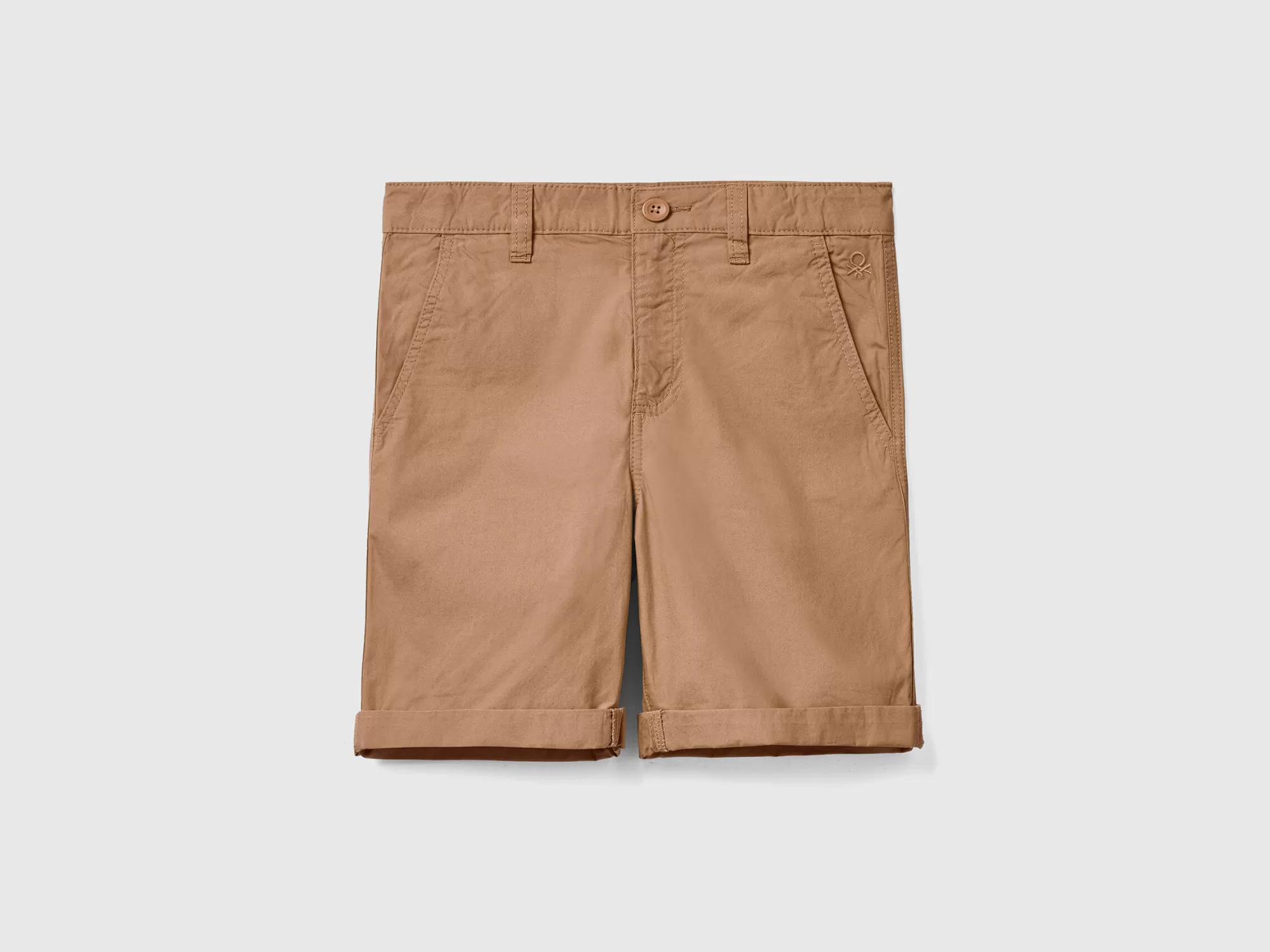 Benetton Bermudas De 100 % Algodón-Niños Pantalones Y Vaqueros