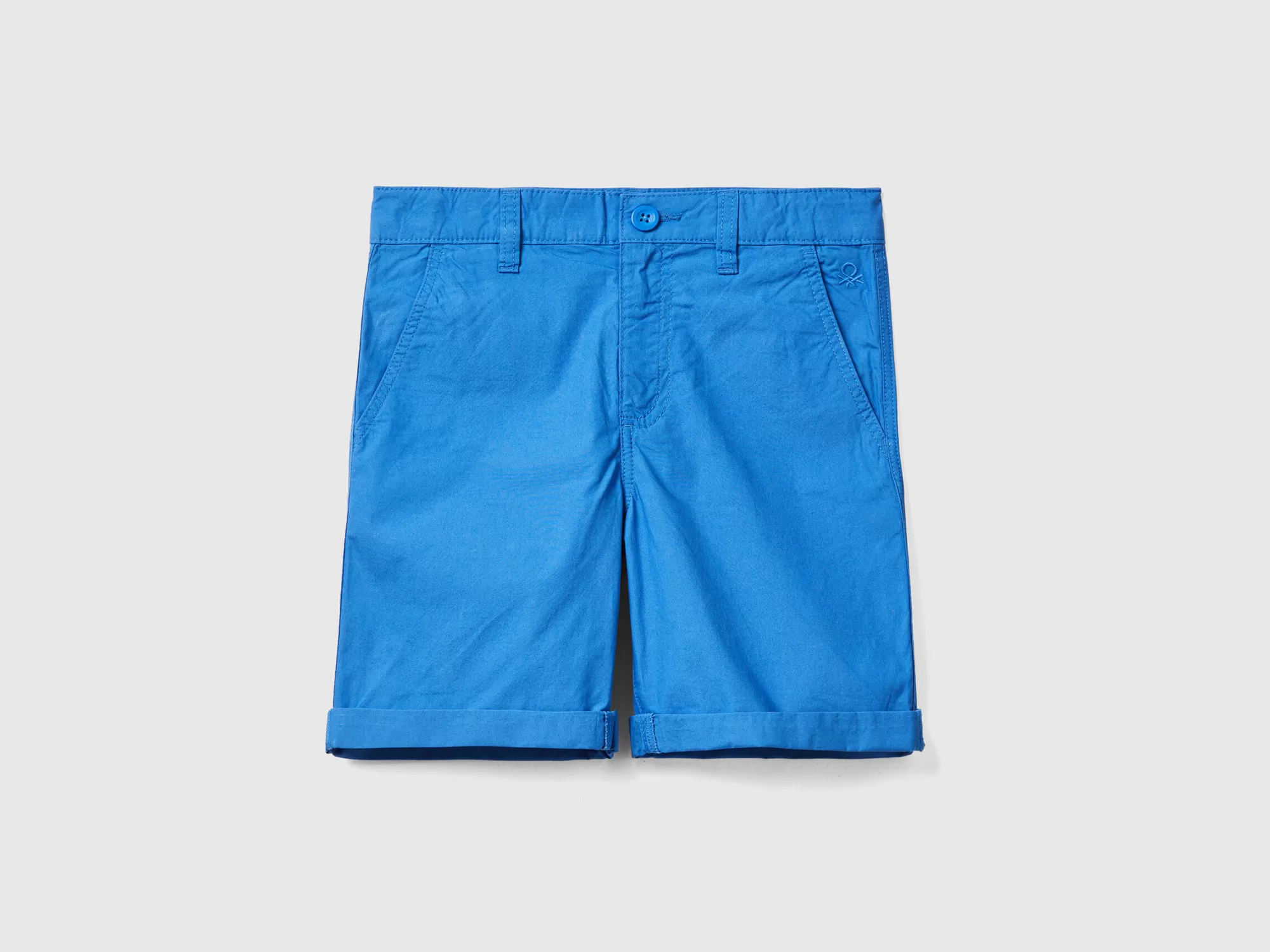 Benetton Bermudas De 100 % Algodón-Niños Pantalones Y Vaqueros