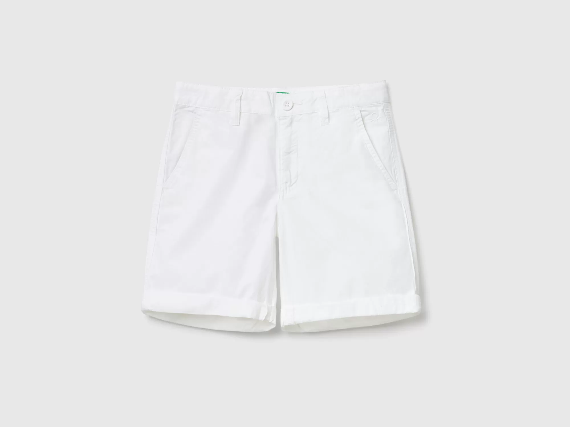 Benetton Bermudas De 100 % Algodón-Niños Pantalones Y Vaqueros