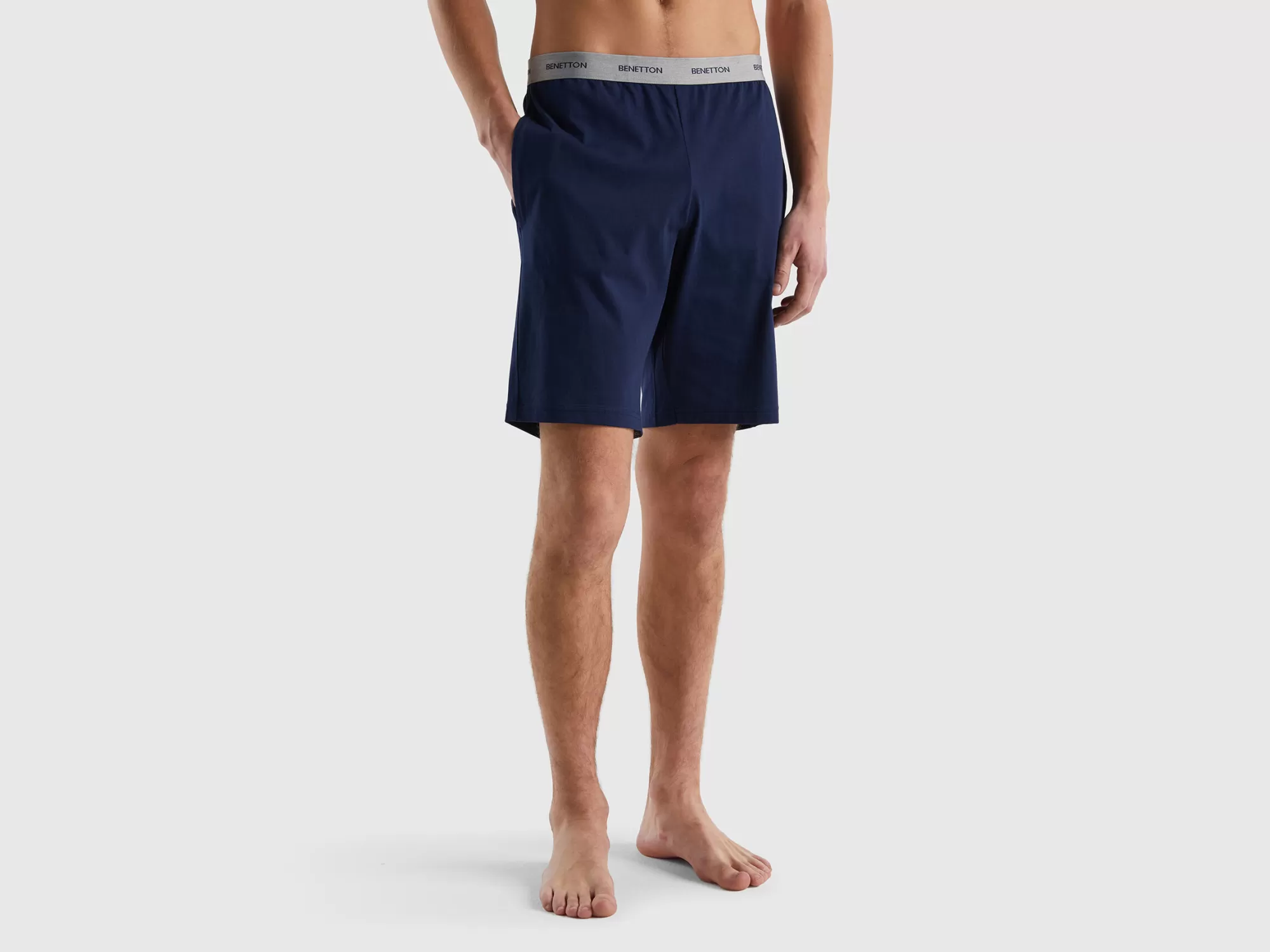 Benetton Bermudas De 100 % Algodón-Hombre Ropa Interior Y Pijamas