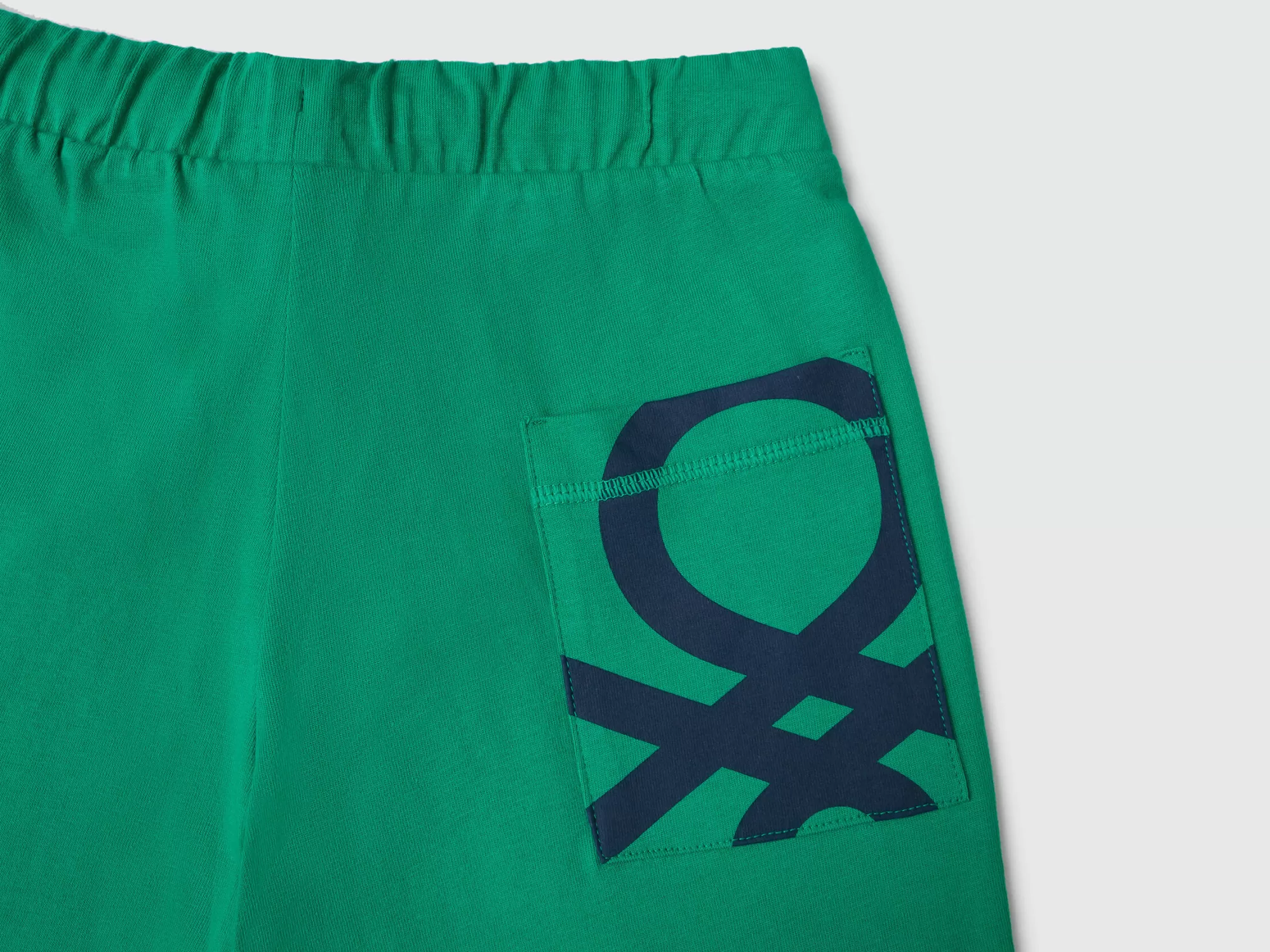 Benetton Bermudas De 100 % Algodón-Niños Pantalones Y Vaqueros