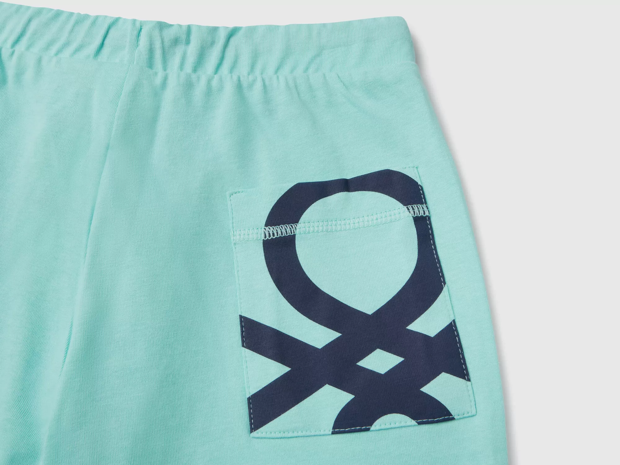 Benetton Bermudas De 100 % Algodón-Niños Pantalones Y Vaqueros