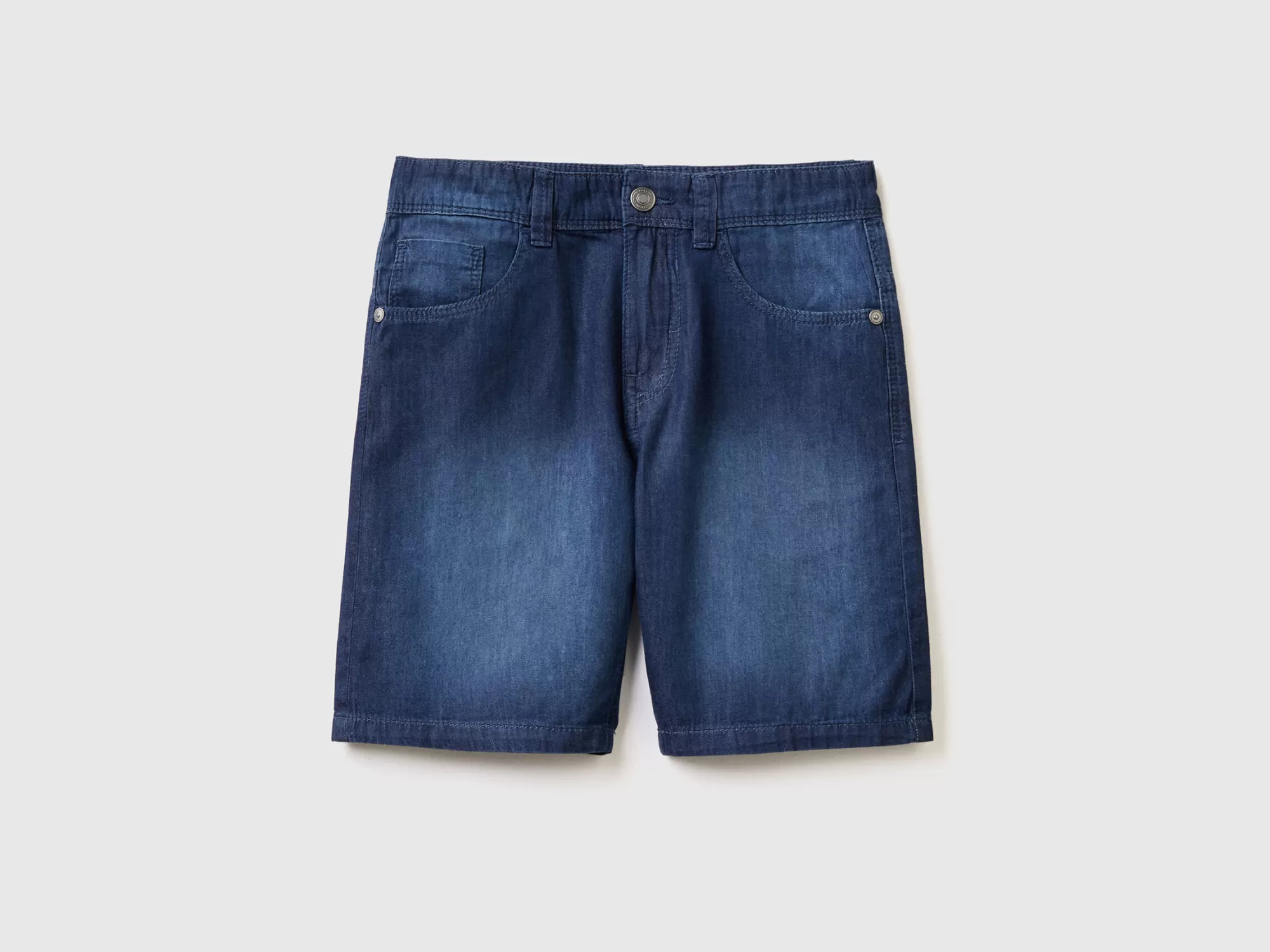 Benetton Bermudas De Efecto Vaquero-Niños Pantalones Y Vaqueros