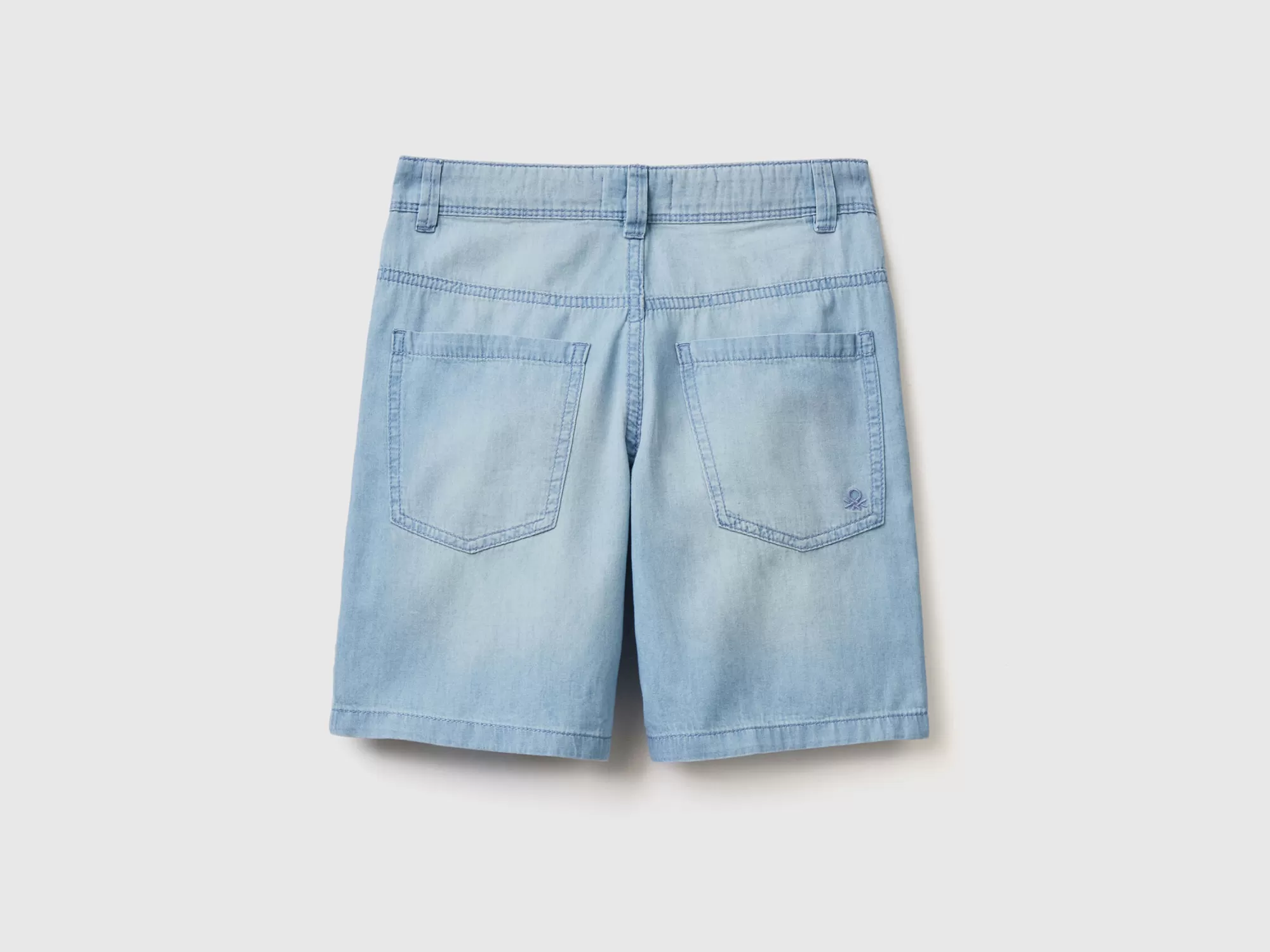 Benetton Bermudas De Efecto Vaquero-Niños Pantalones Y Vaqueros