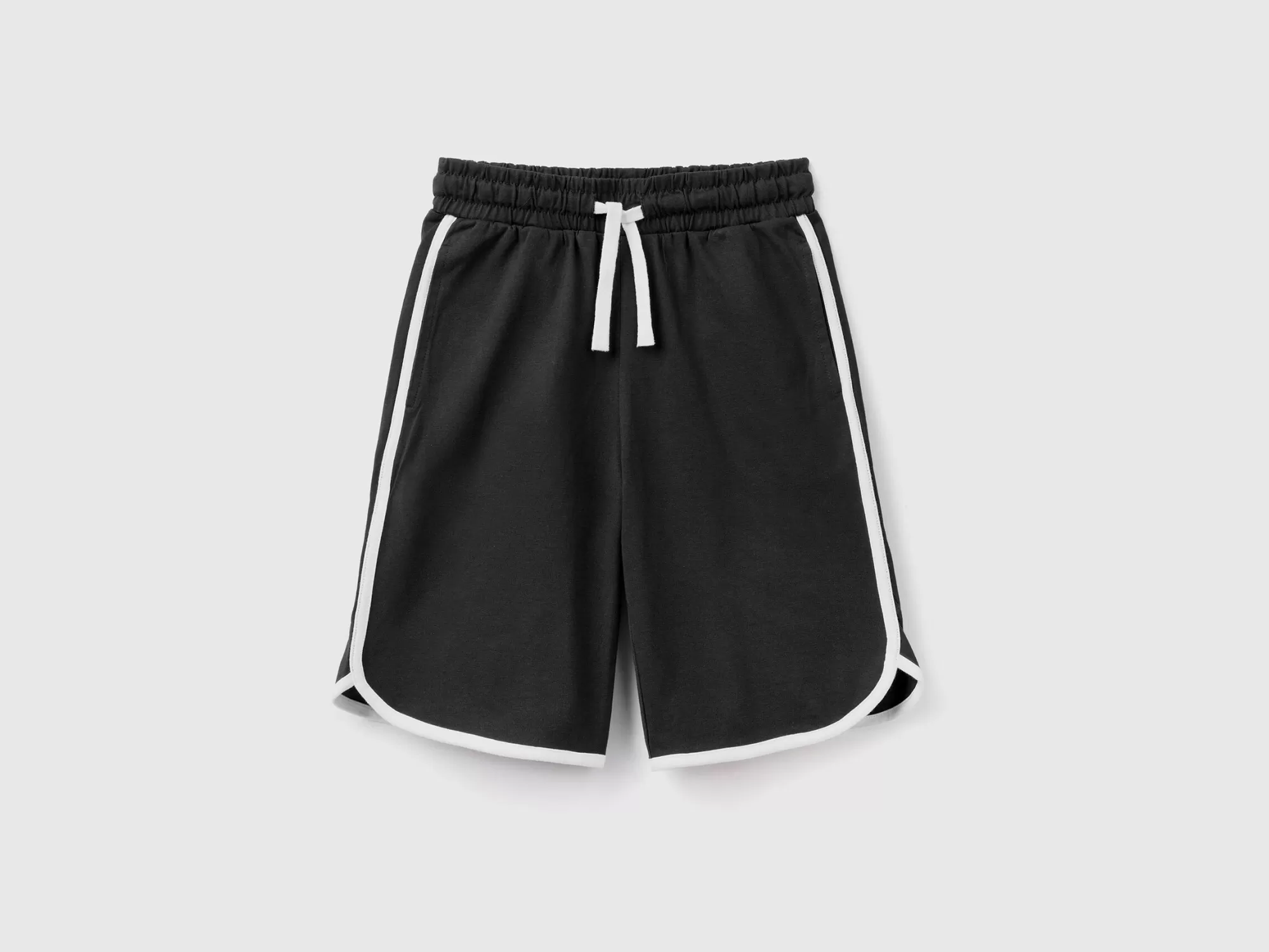 Benetton Bermudas De Estilo Baloncesto Con Cordon-Niños Pantalones Y Vaqueros