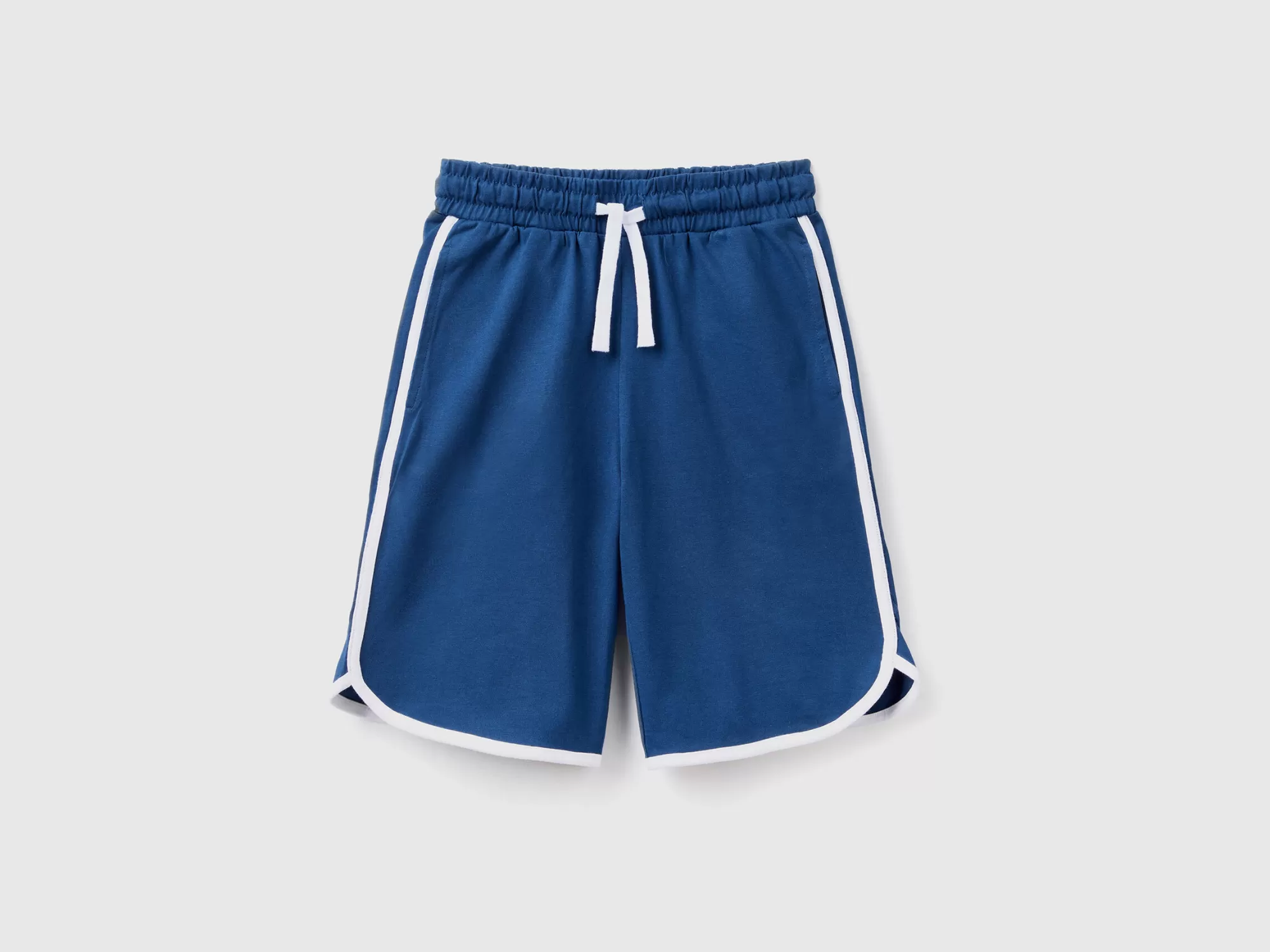 Benetton Bermudas De Estilo Baloncesto Con Cordon-Niños Pantalones Y Vaqueros