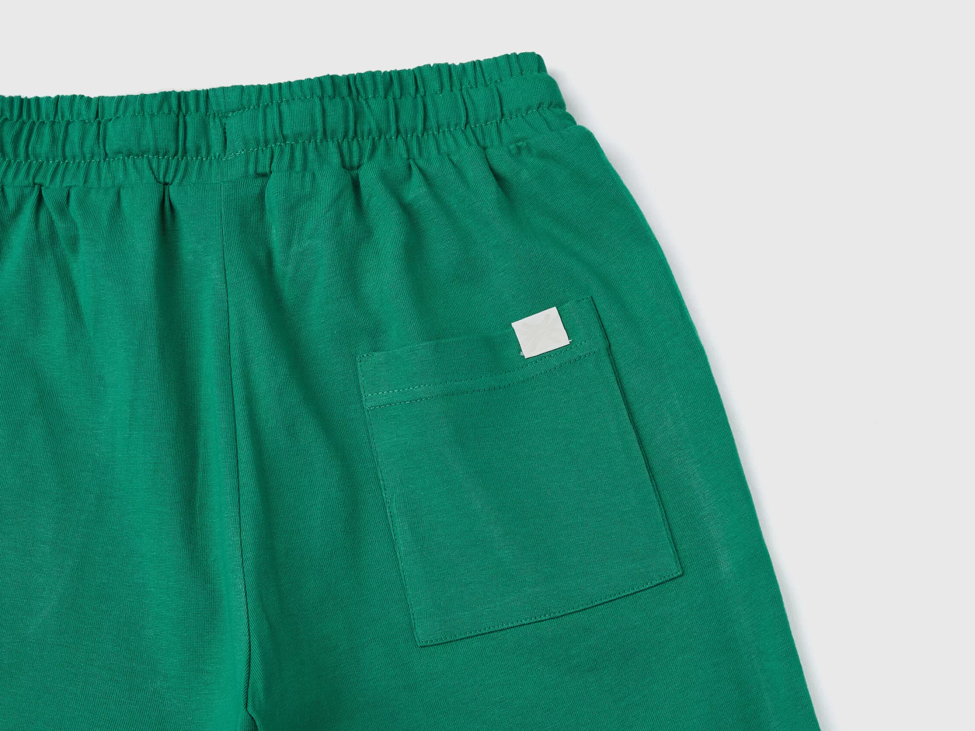 Benetton Bermudas De Estilo Baloncesto Con Cordon-Niños Pantalones Y Vaqueros