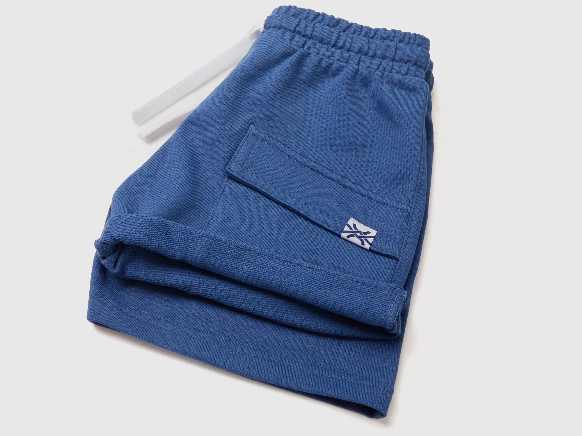 Benetton Bermudas De Felpa Con Bolsillos-Niños Pantalones Y Vaqueros