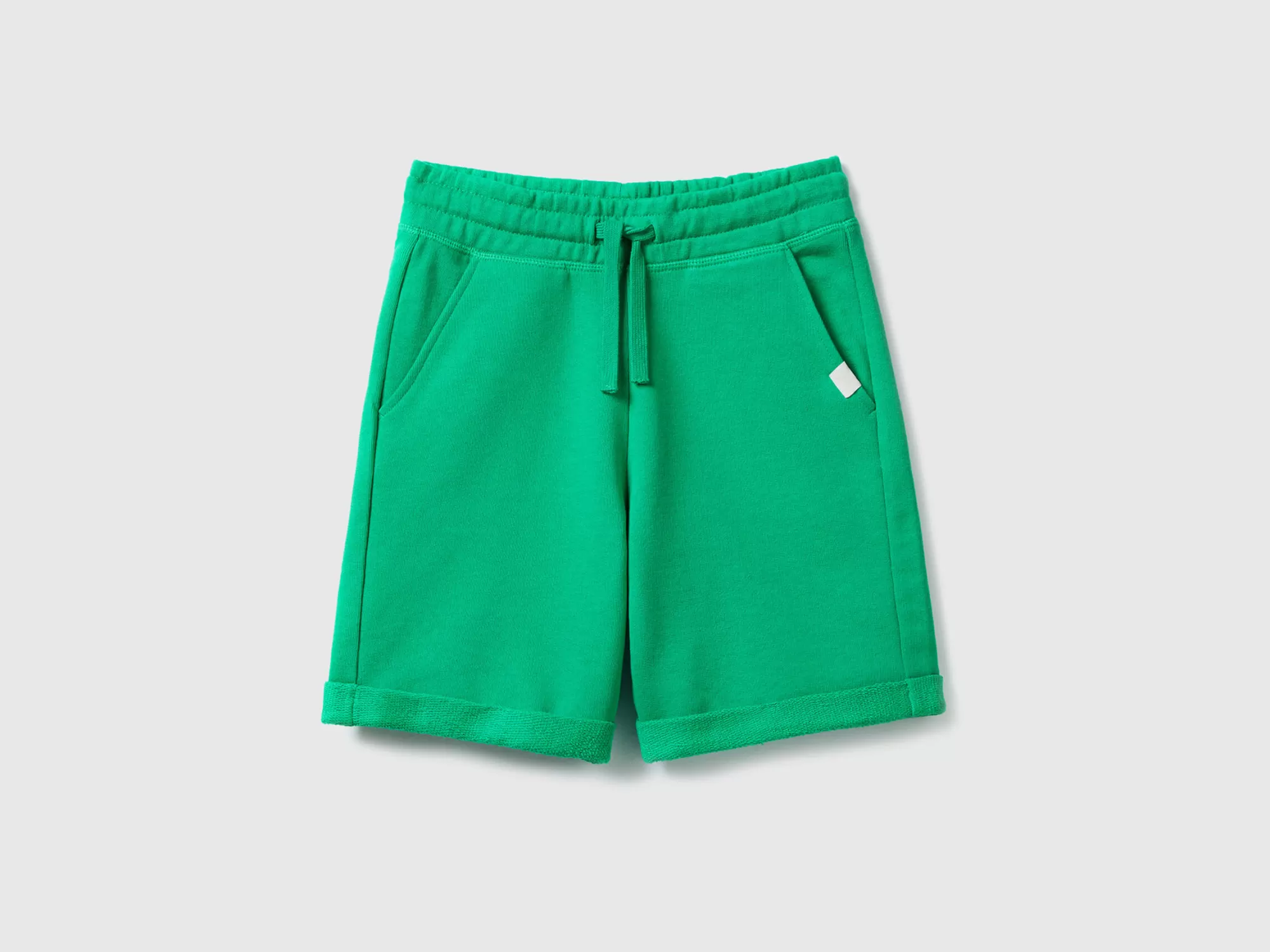 Benetton Bermudas De Felpa De 100 % Algodón-Niños Pantalones Y Vaqueros