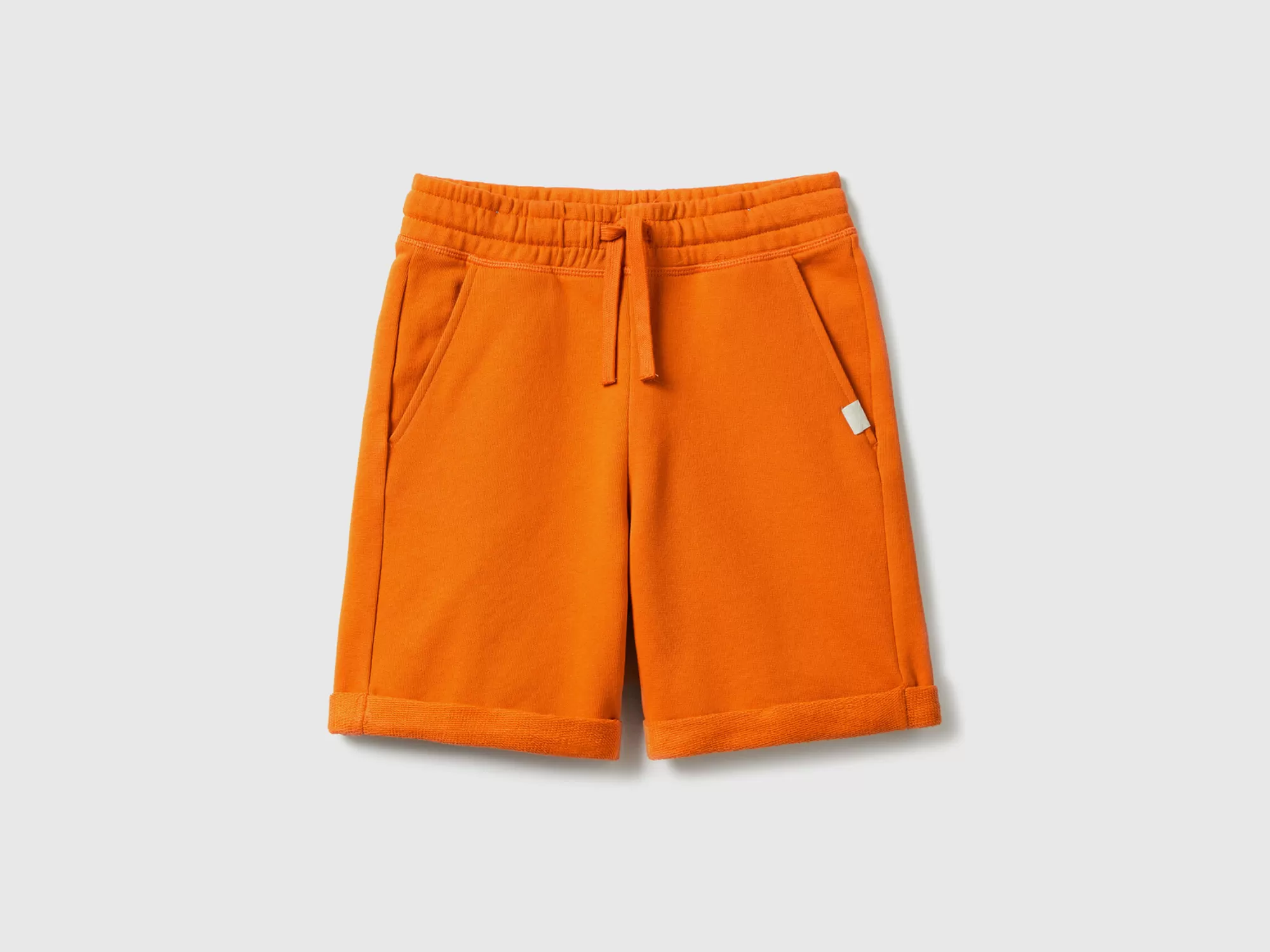 Benetton Bermudas De Felpa De 100 % Algodón-Niños Pantalones Y Vaqueros