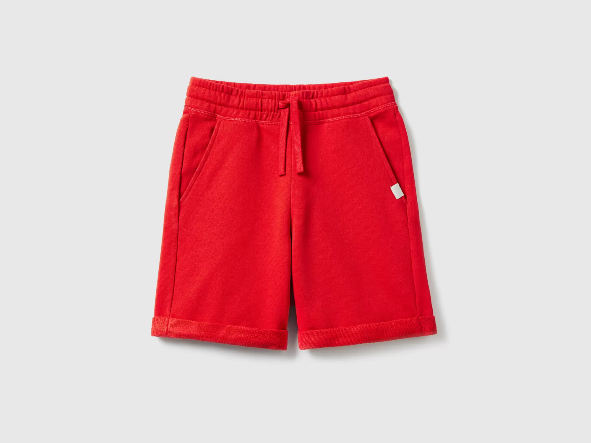 Benetton Bermudas De Felpa De 100 % Algodón-Niños Pantalones Y Vaqueros