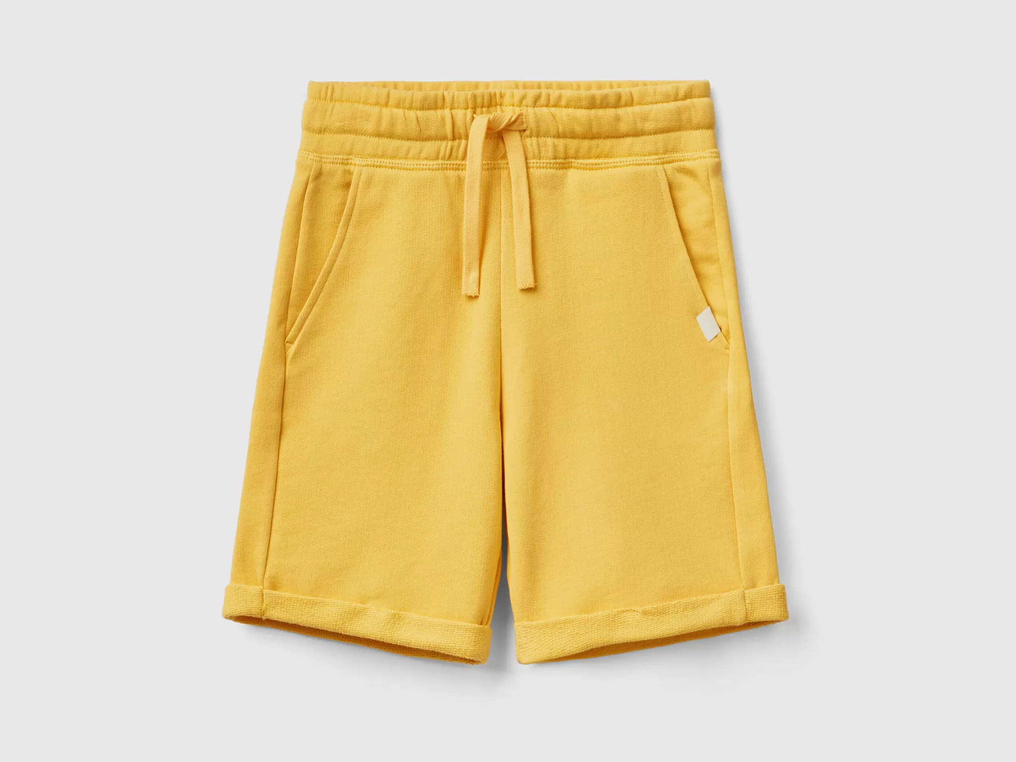 Benetton Bermudas De Felpa De 100 % Algodón-Niños Pantalones Y Vaqueros