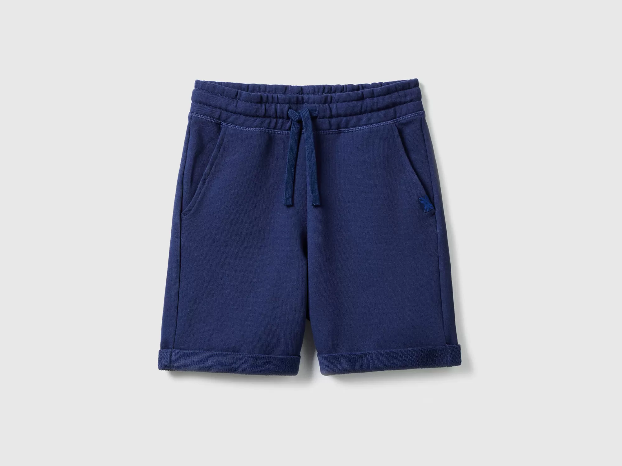 Benetton Bermudas De Felpa De 100 % Algodón-Niños Pantalones Y Vaqueros