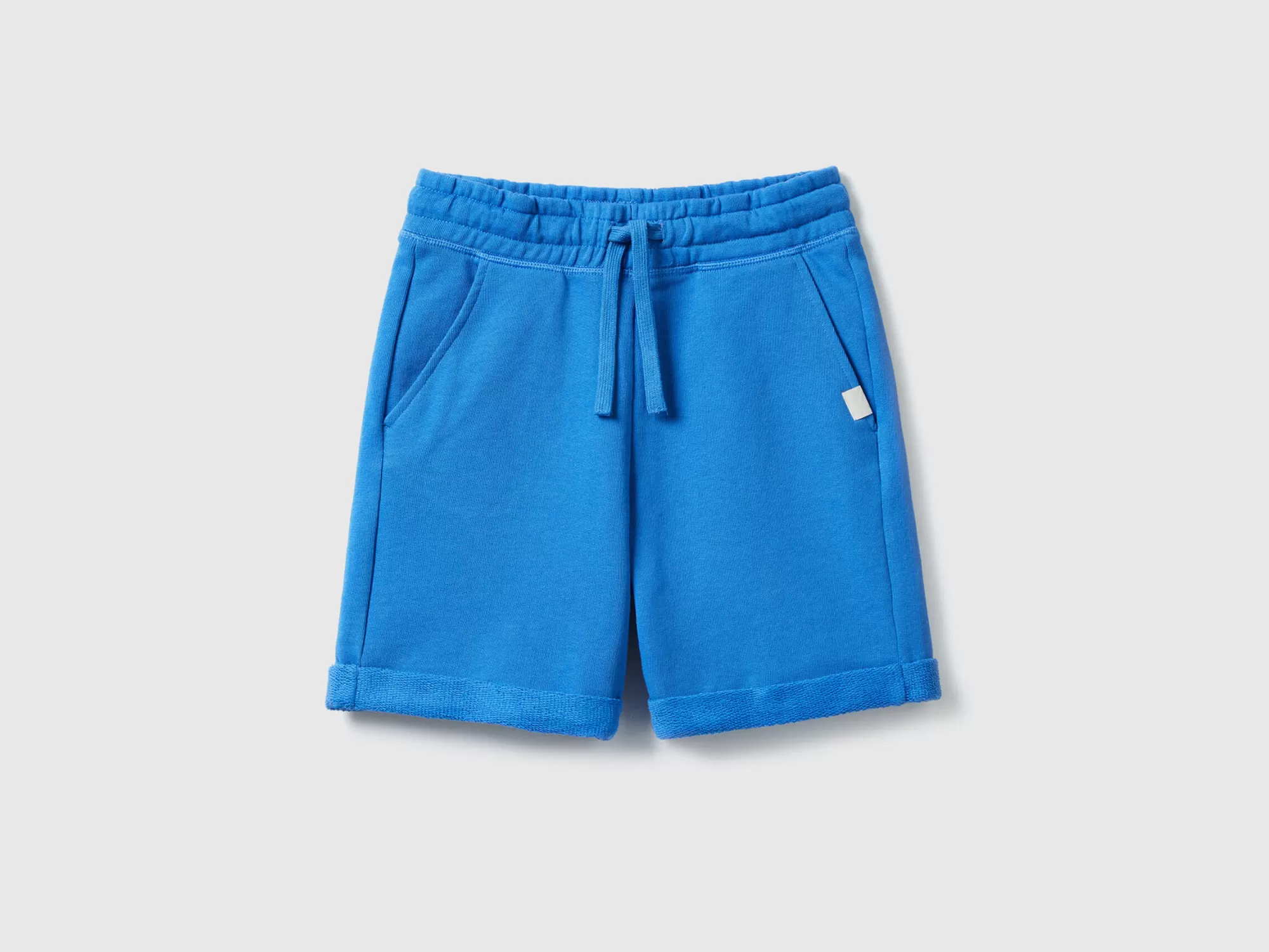 Benetton Bermudas De Felpa De 100 % Algodón-Niños Pantalones Y Vaqueros