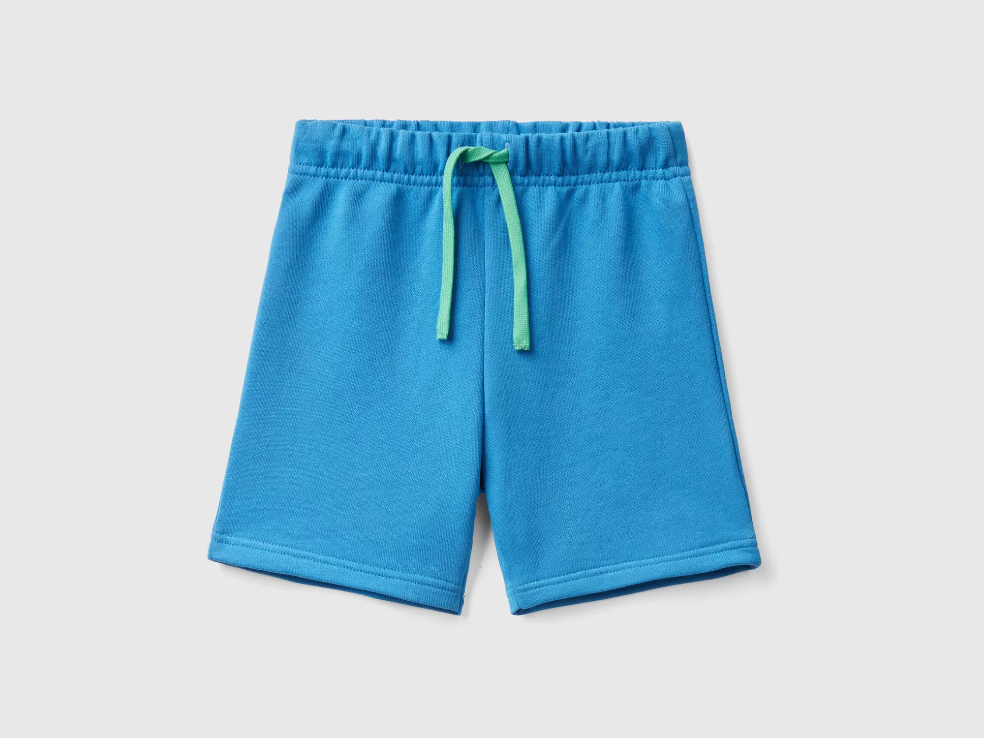 Benetton Bermudas De Felpa De 100 % Algodón Organico-Niños Pantalones Y Vaqueros