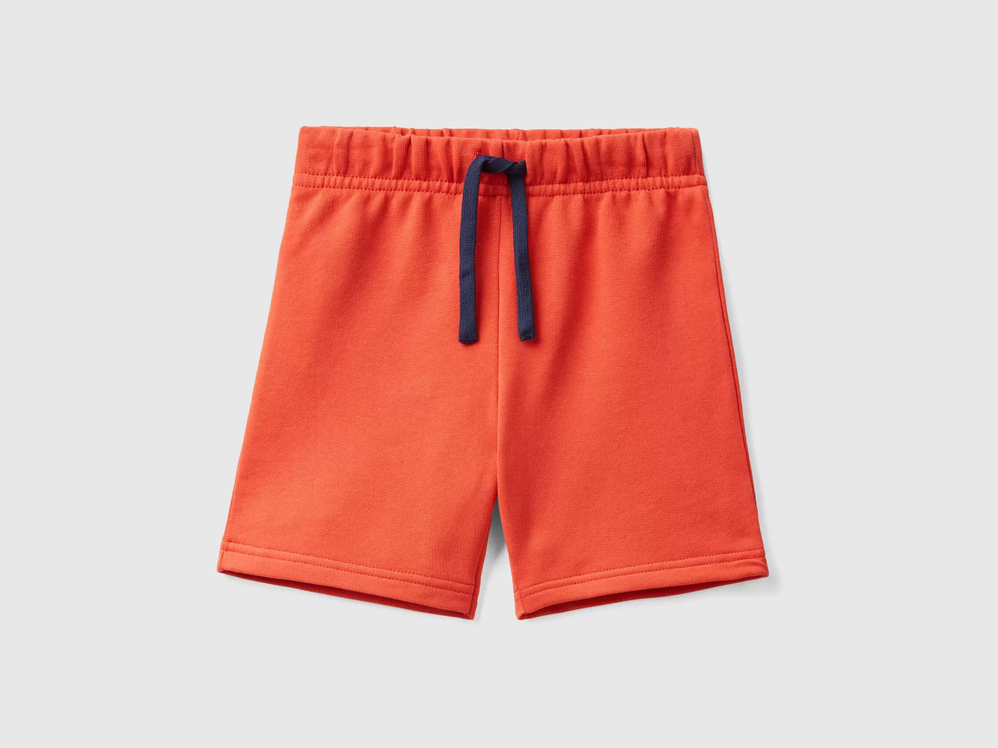 Benetton Bermudas De Felpa De 100 % Algodón Organico-Niños Pantalones Y Vaqueros