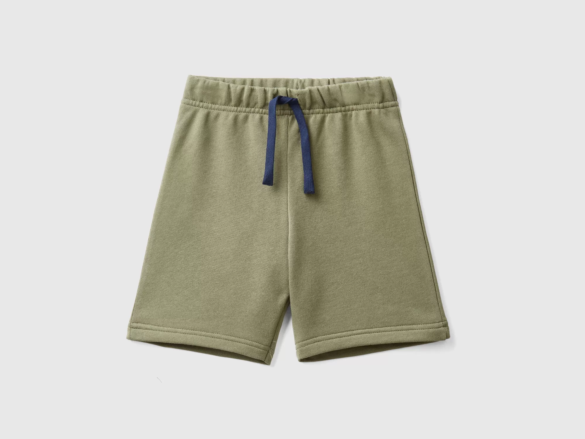 Benetton Bermudas De Felpa De 100 % Algodón Organico-Niños Pantalones Y Vaqueros