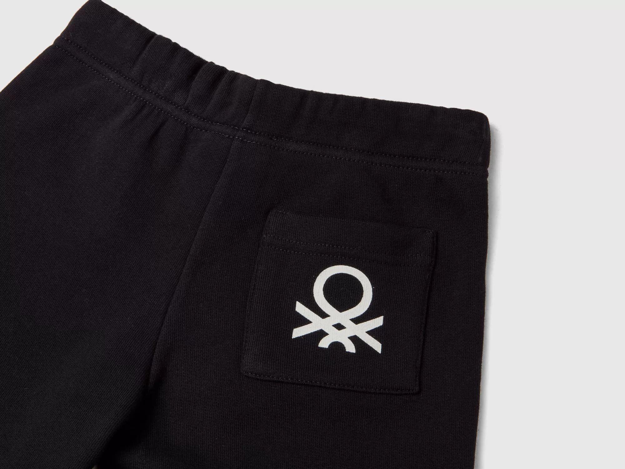 Benetton Bermudas De Felpa De 100 % Algodón Organico-Niños Pantalones Y Vaqueros