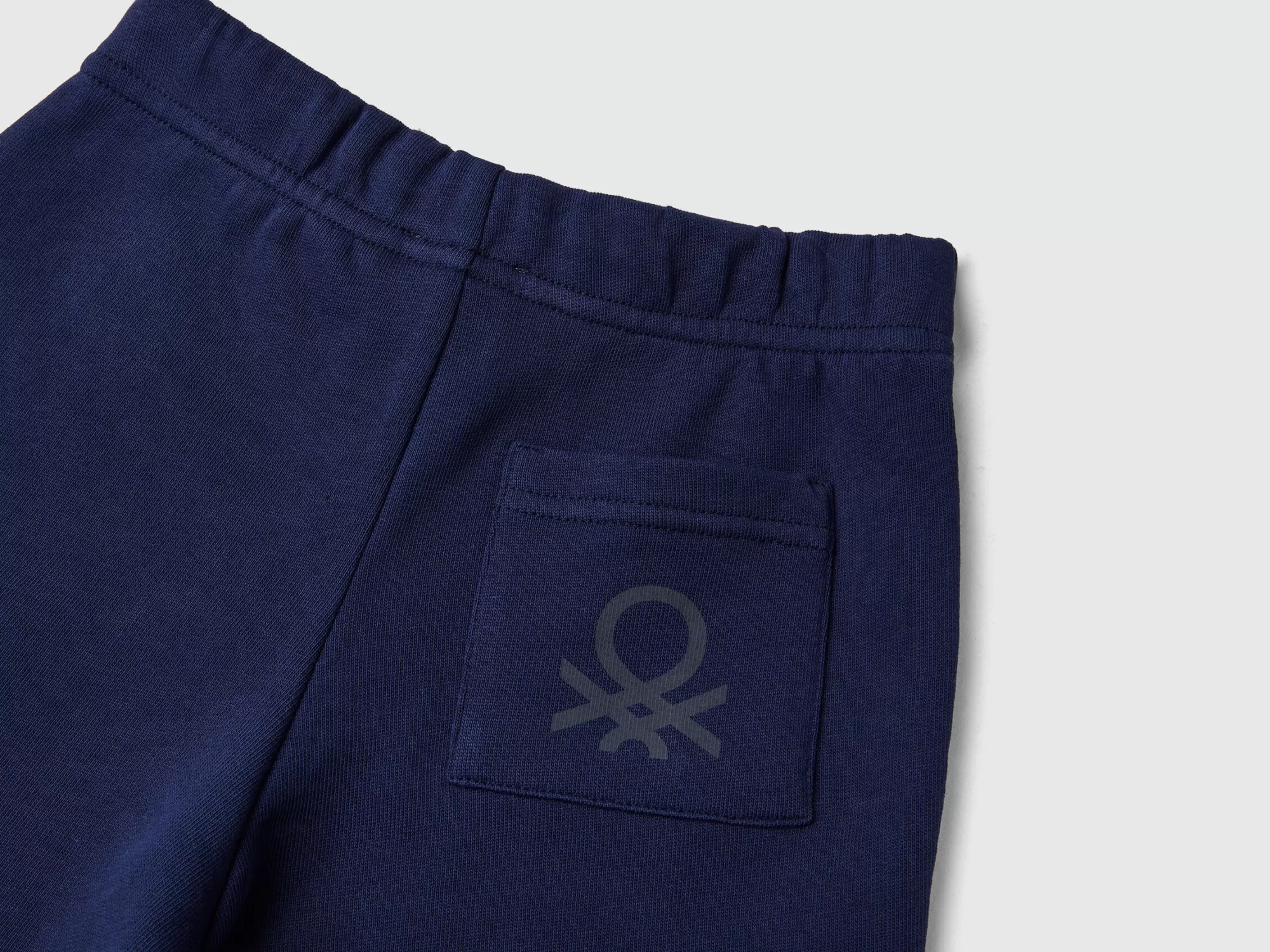 Benetton Bermudas De Felpa De 100 % Algodón Organico-Niños Pantalones Y Vaqueros