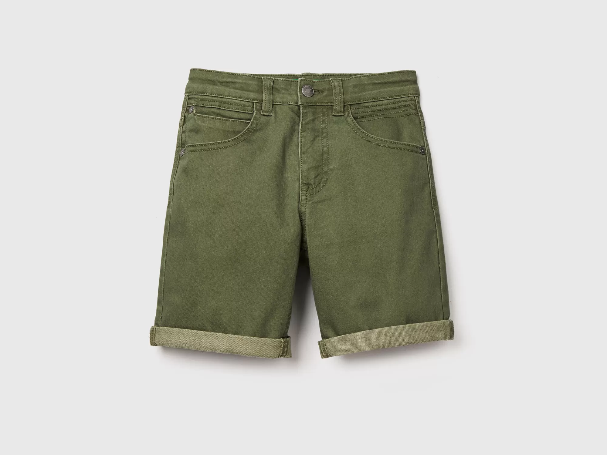 Benetton Bermudas Slim Fit-Niños Pantalones Y Vaqueros