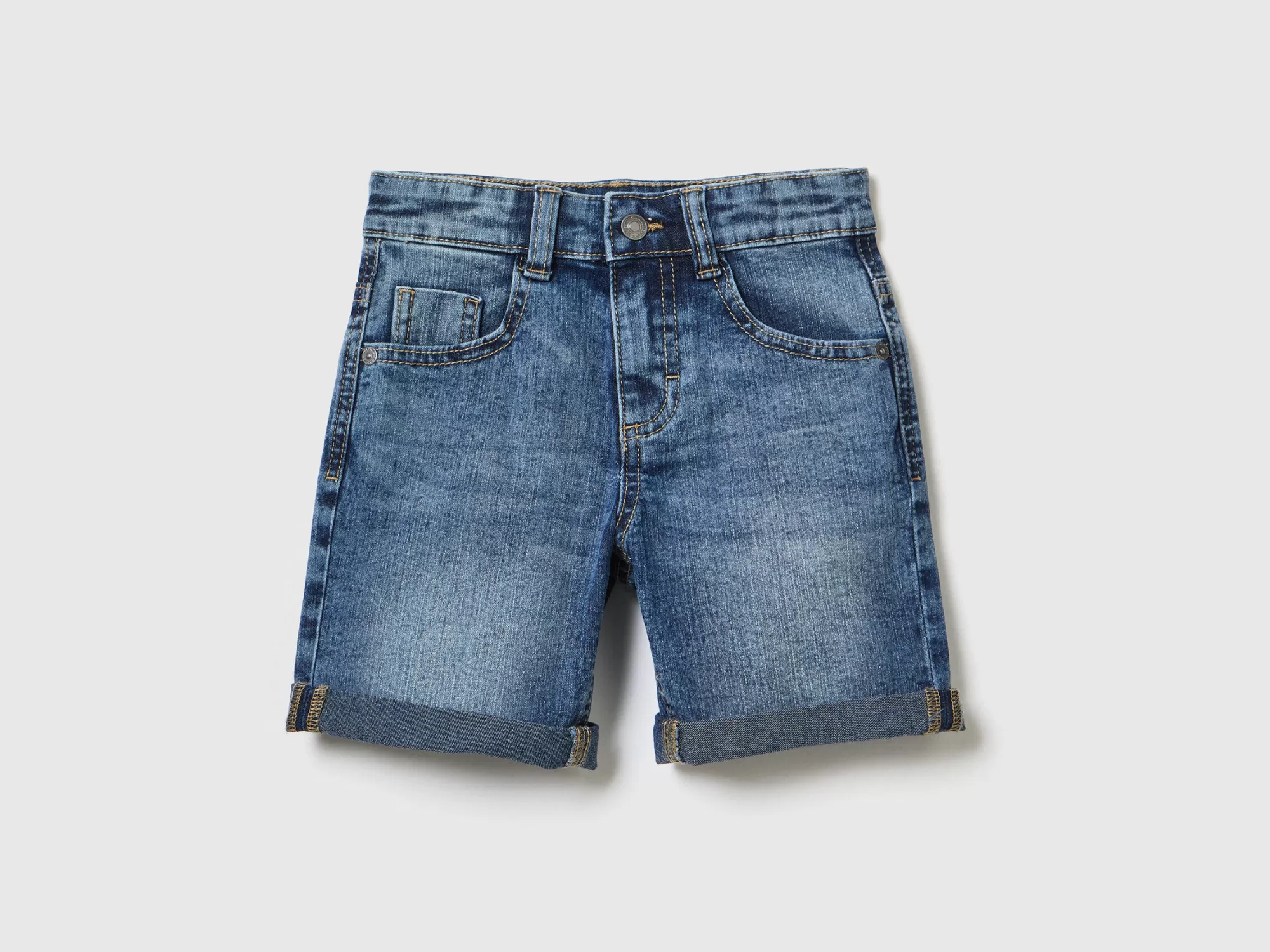 Benetton Bermudas Vaqueras Eco-Recycle-Niños Pantalones Y Vaqueros