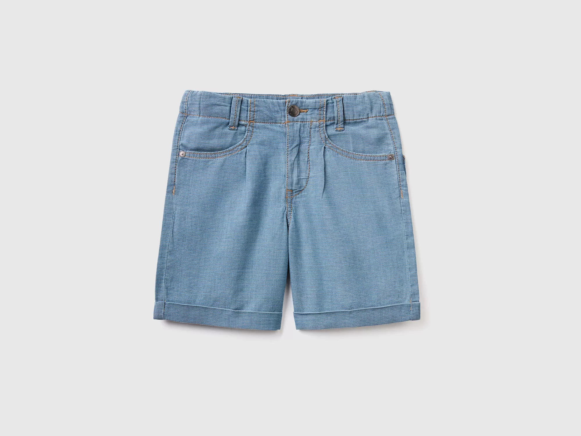 Benetton Bermudas Vaqueras Ligeras-Niños Pantalones Y Vaqueros