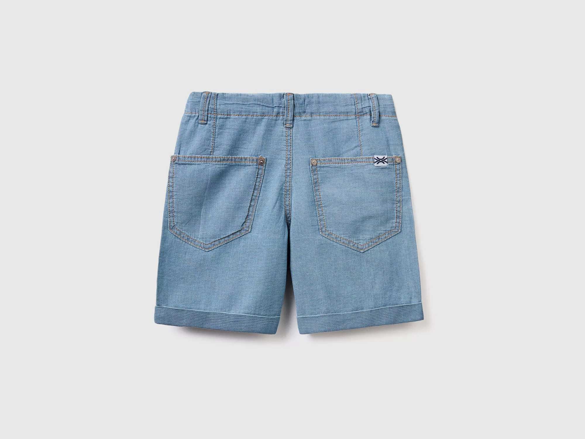 Benetton Bermudas Vaqueras Ligeras-Niños Pantalones Y Vaqueros