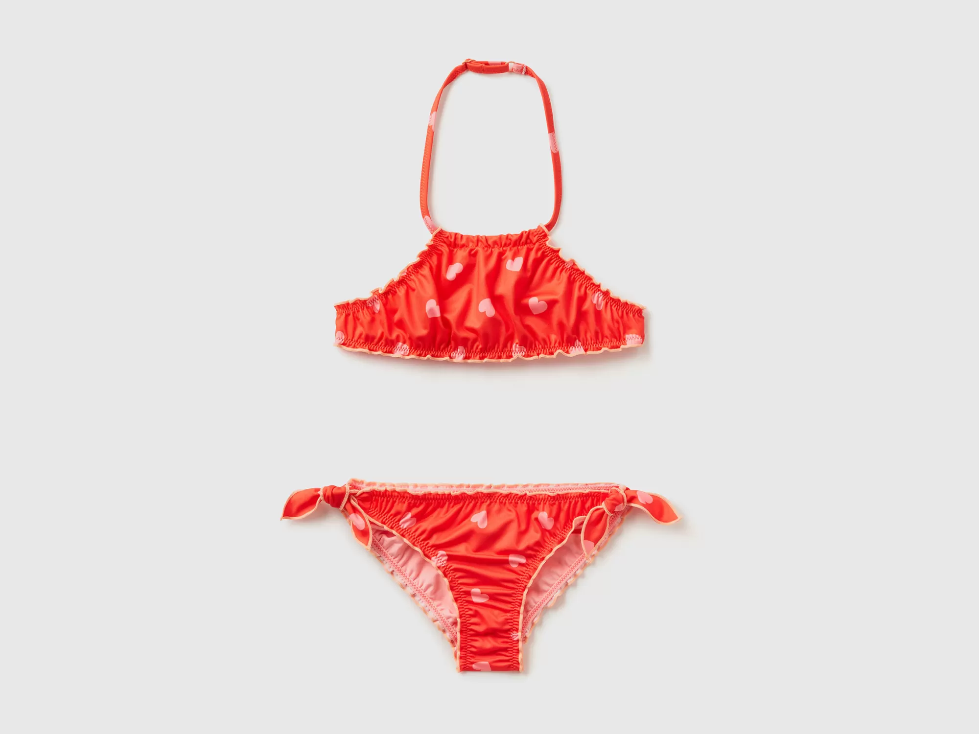 Benetton Bikini De Corazones-Niños Banadores Y Ropa De Playa