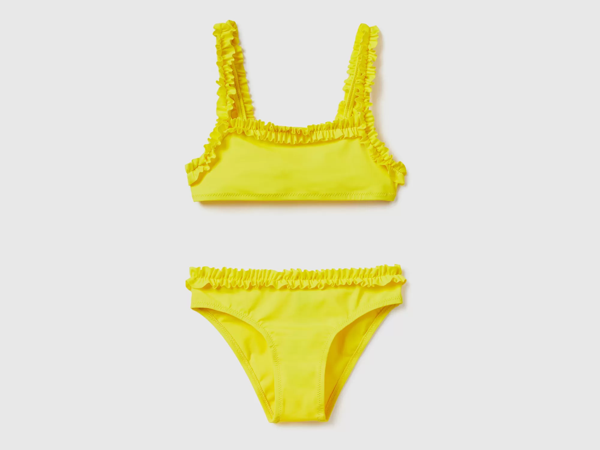 Benetton Bikini De Econyl® Con Volantes-Niños Banadores Y Ropa De Playa