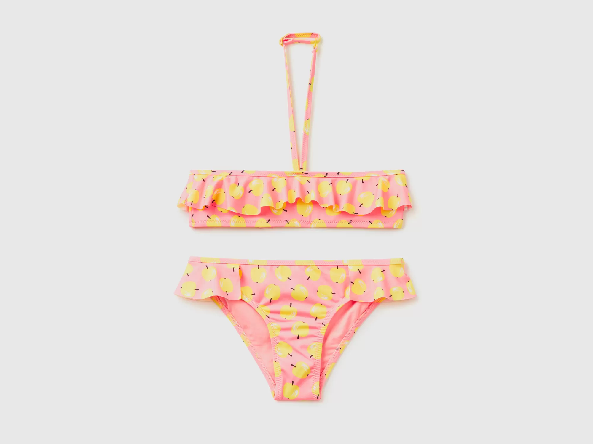 Benetton Bikinicon Estampado De Manzanas-Niños Banadores Y Ropa De Playa