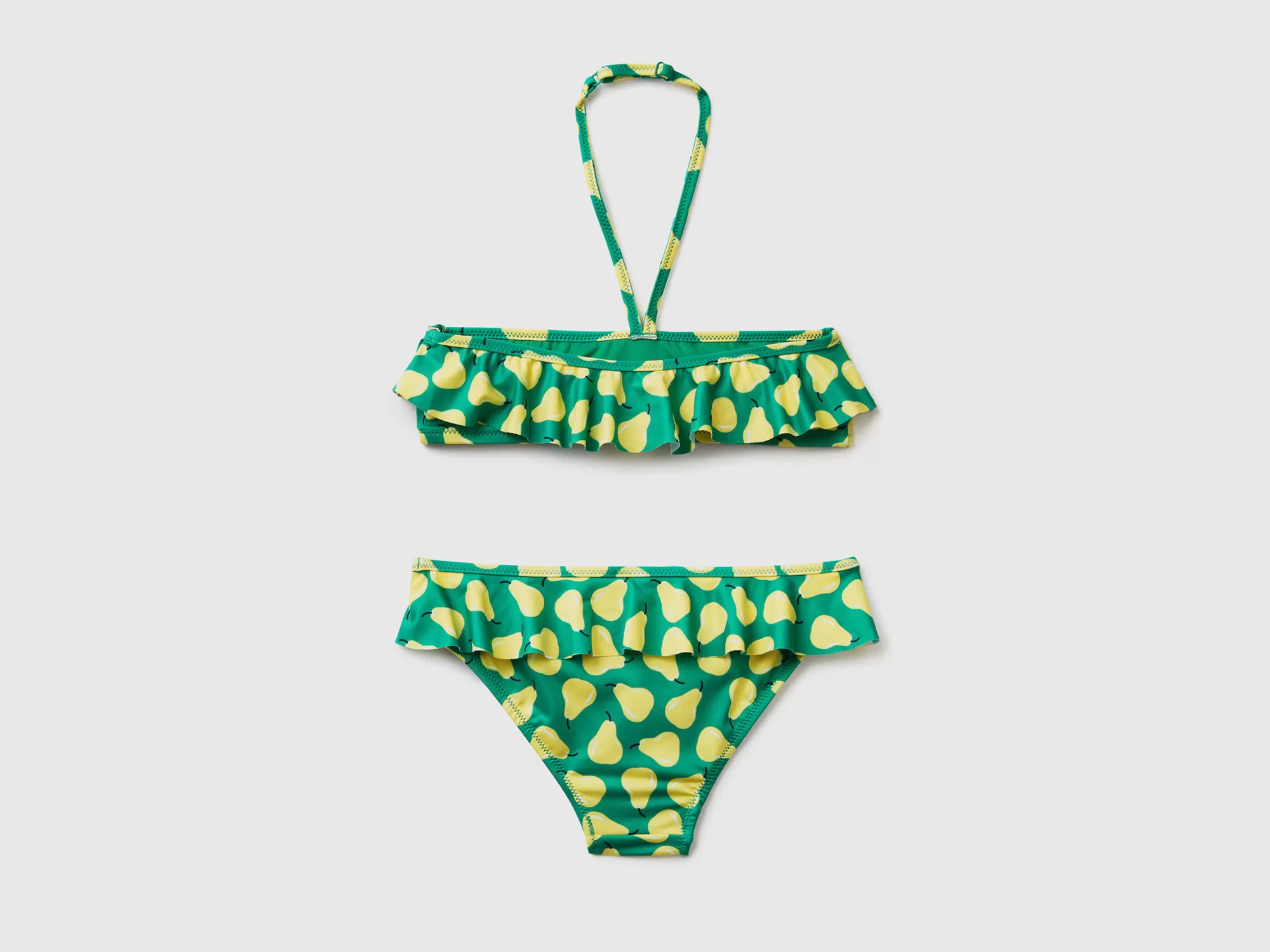 Benetton Bikinicon Estampado De Peras-Niños Banadores Y Ropa De Playa