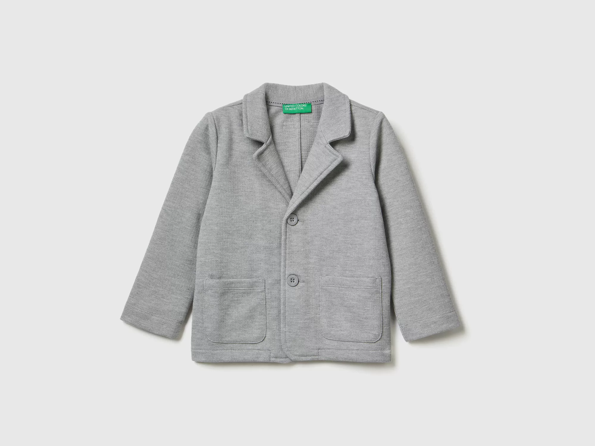 Benetton Blazer De Felpa Con Bolsillos-Niños Cazadoras Y Abrigos