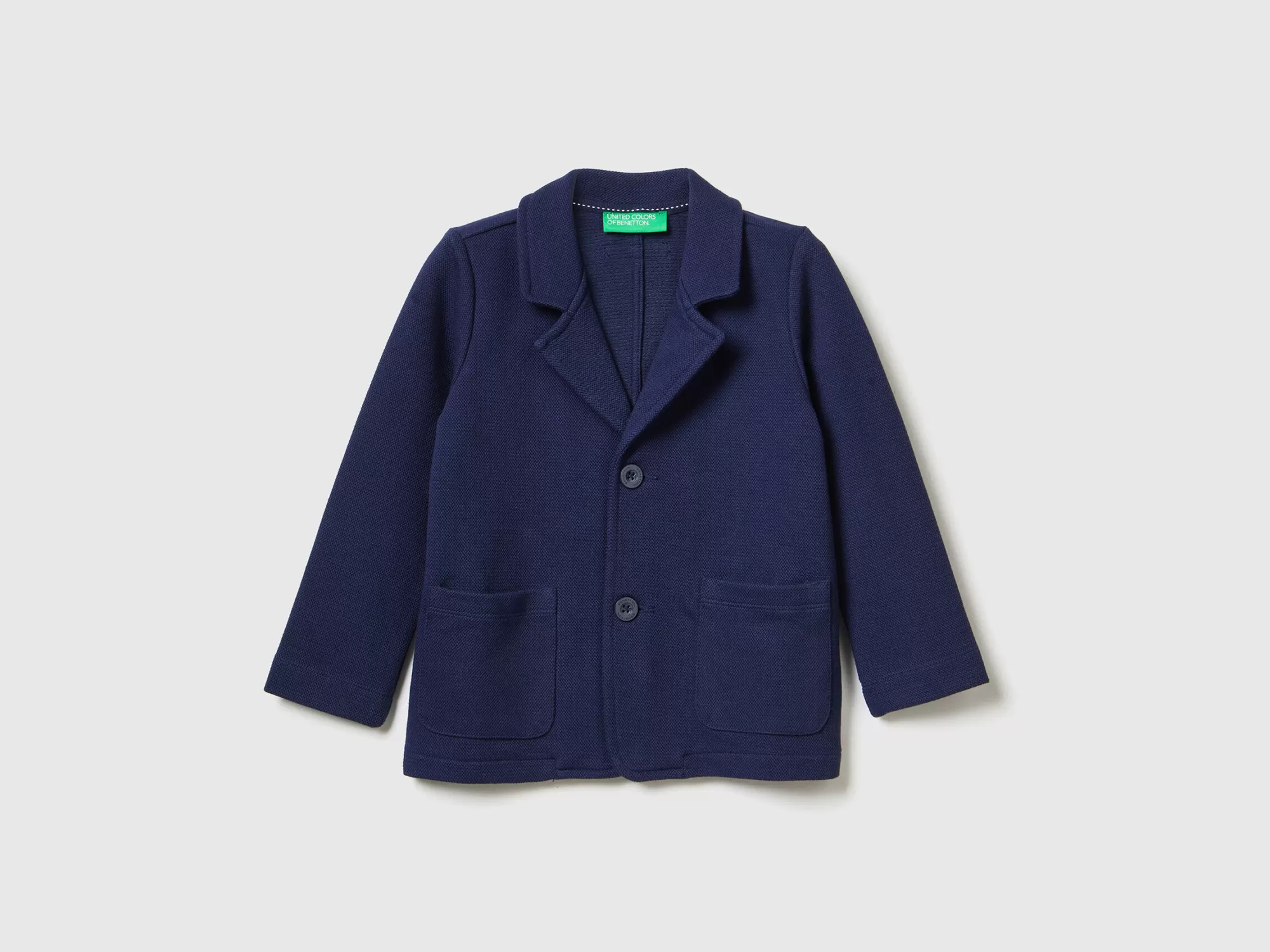 Benetton Blazer De Felpa Con Bolsillos-Niños Cazadoras Y Abrigos