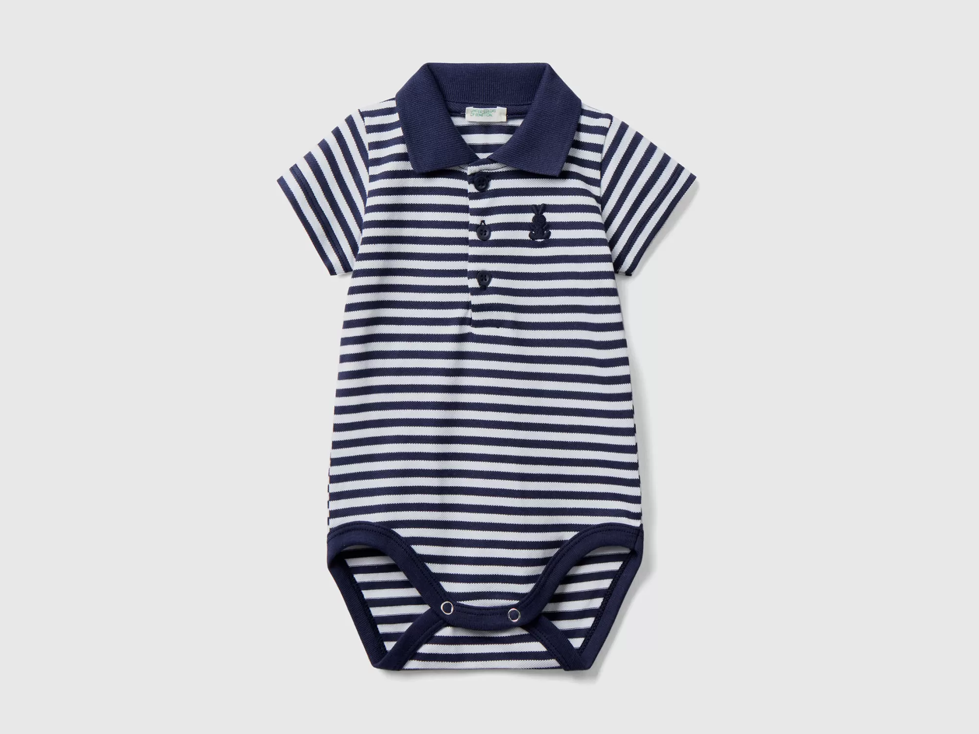 Benetton Body De Estilo Polo De Algodón Elastico-Niños Bodys Y Peleles