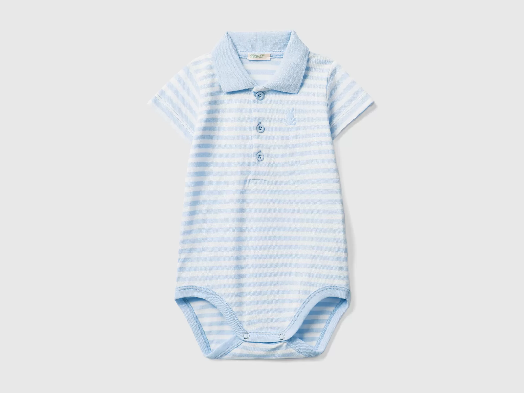 Benetton Body De Estilo Polo De Algodón Elastico-Niños Bodys Y Peleles