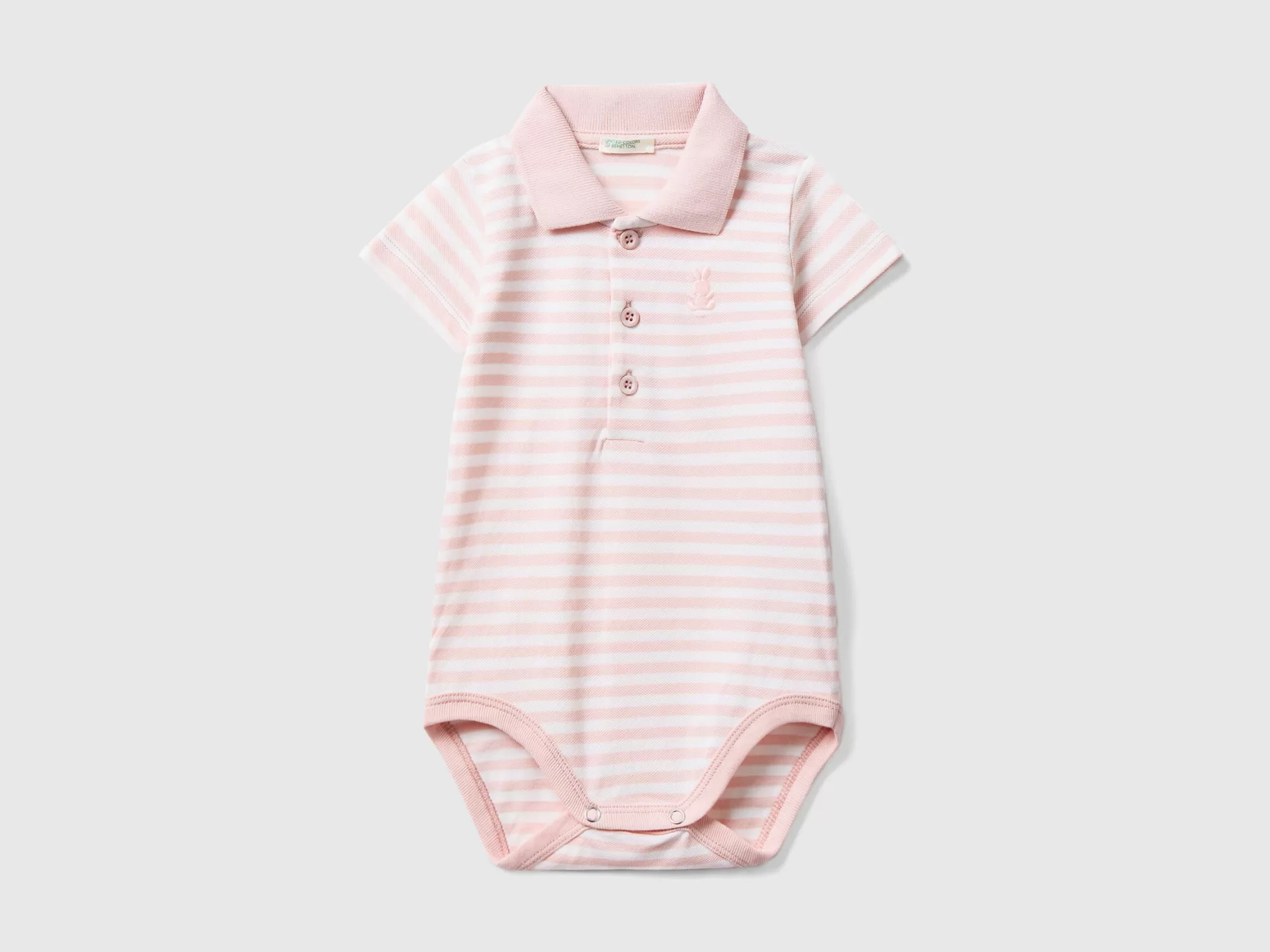 Benetton Body De Estilo Polo De Algodón Elastico-Niños Bodys Y Peleles