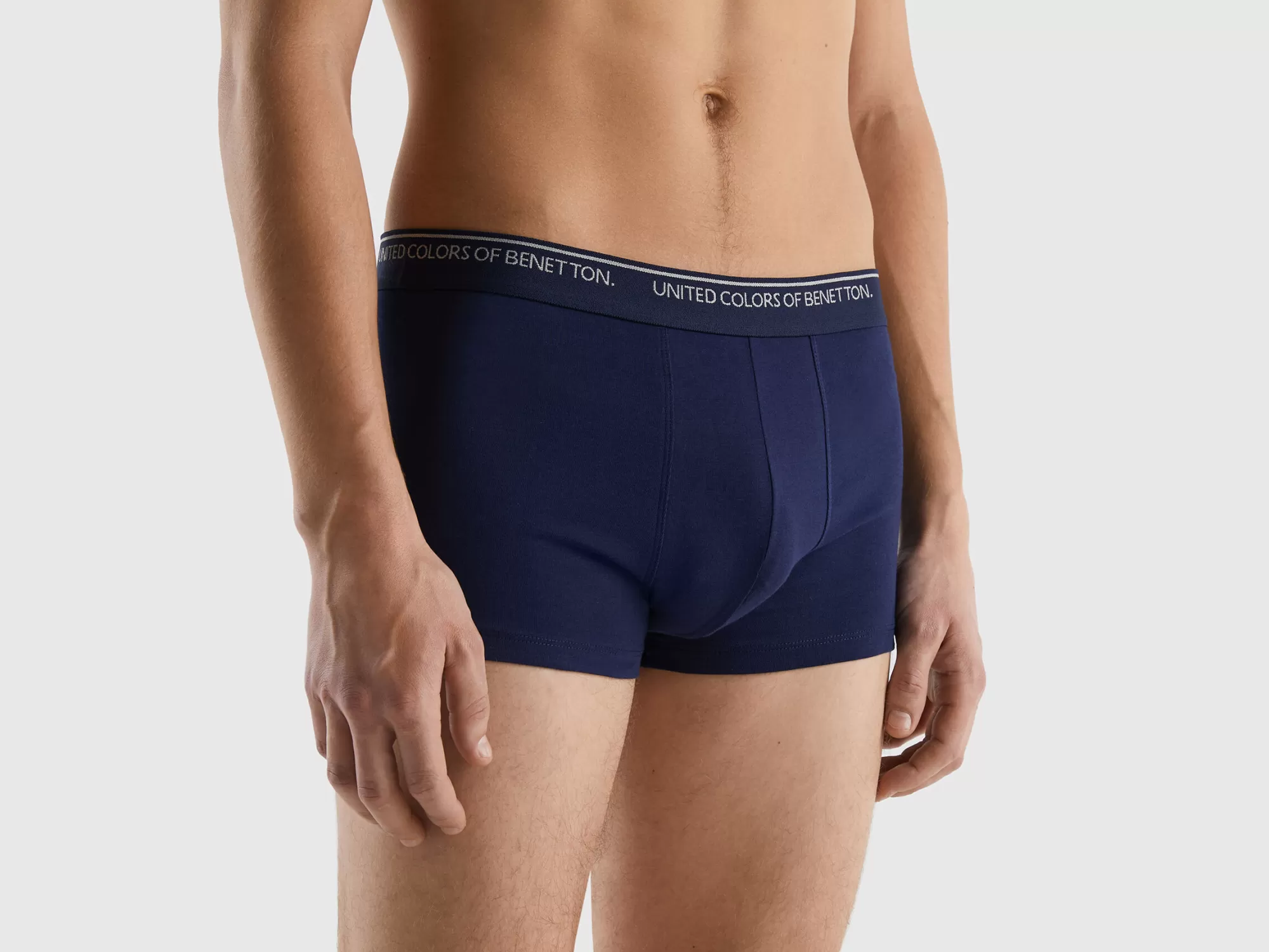 Benetton Boxer Ajustado De Algodón Organico-Hombre Ropa Interior Y Pijamas